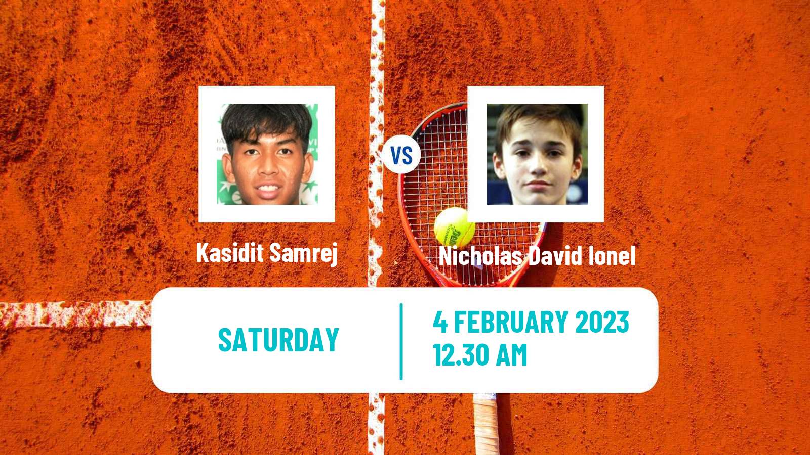 Tennis Davis Cup World Group I Kasidit Samrej - Nicholas David Ionel