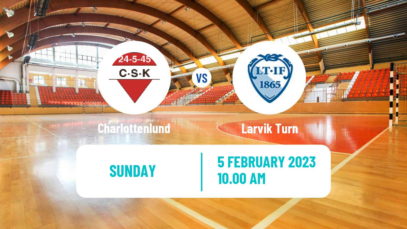 Handball Norwegian 1 Division Handball Women Charlottenlund - Larvik Turn