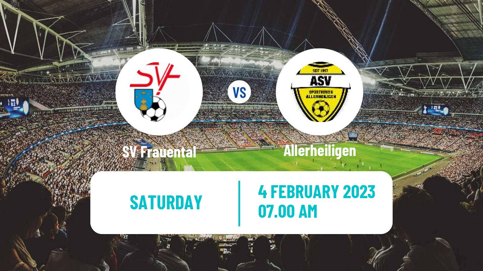 Soccer Club Friendly Frauental - Allerheiligen