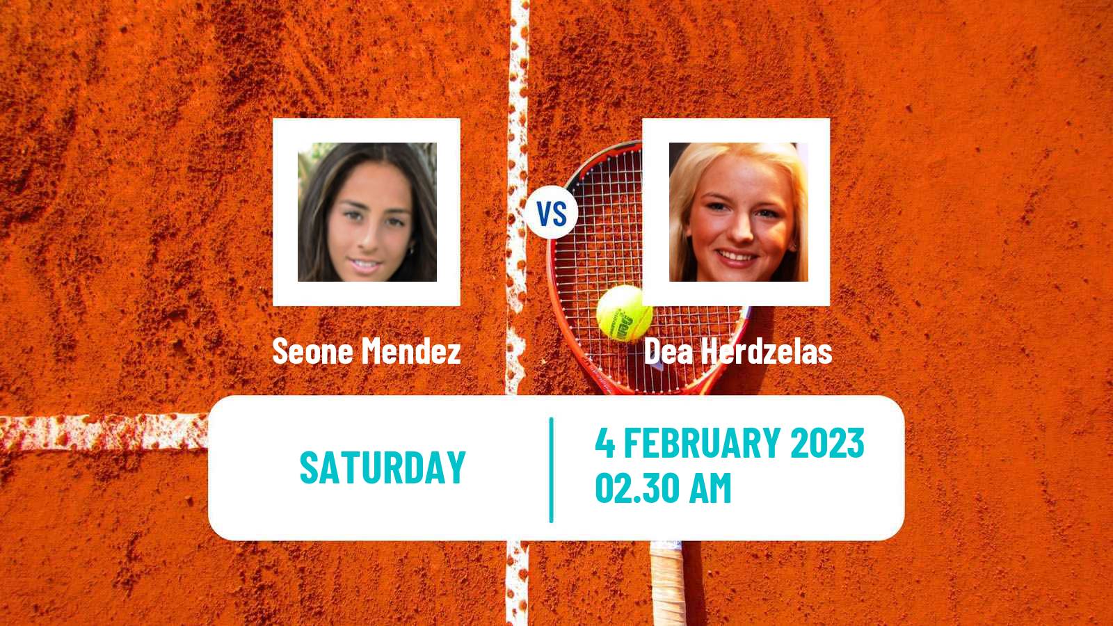 Tennis ITF Tournaments Seone Mendez - Dea Herdzelas