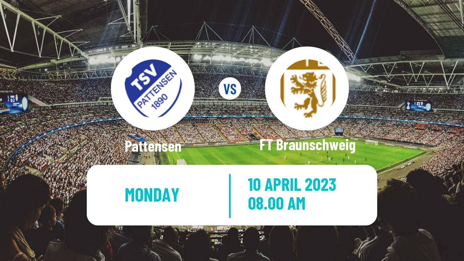Soccer German Oberliga Niedersachsen Pattensen - FT Braunschweig