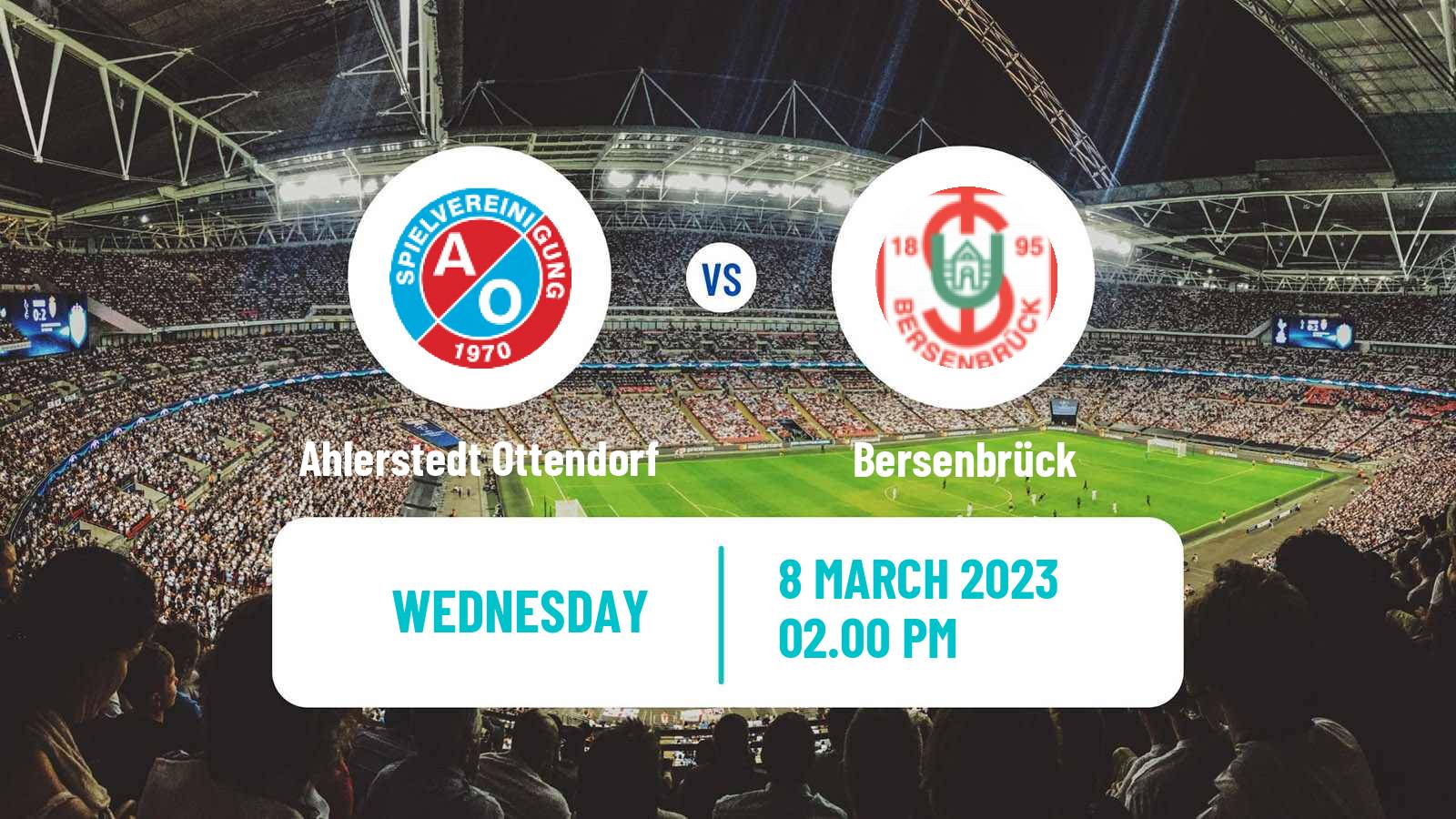 Soccer German Oberliga Niedersachsen Ahlerstedt Ottendorf - Bersenbrück