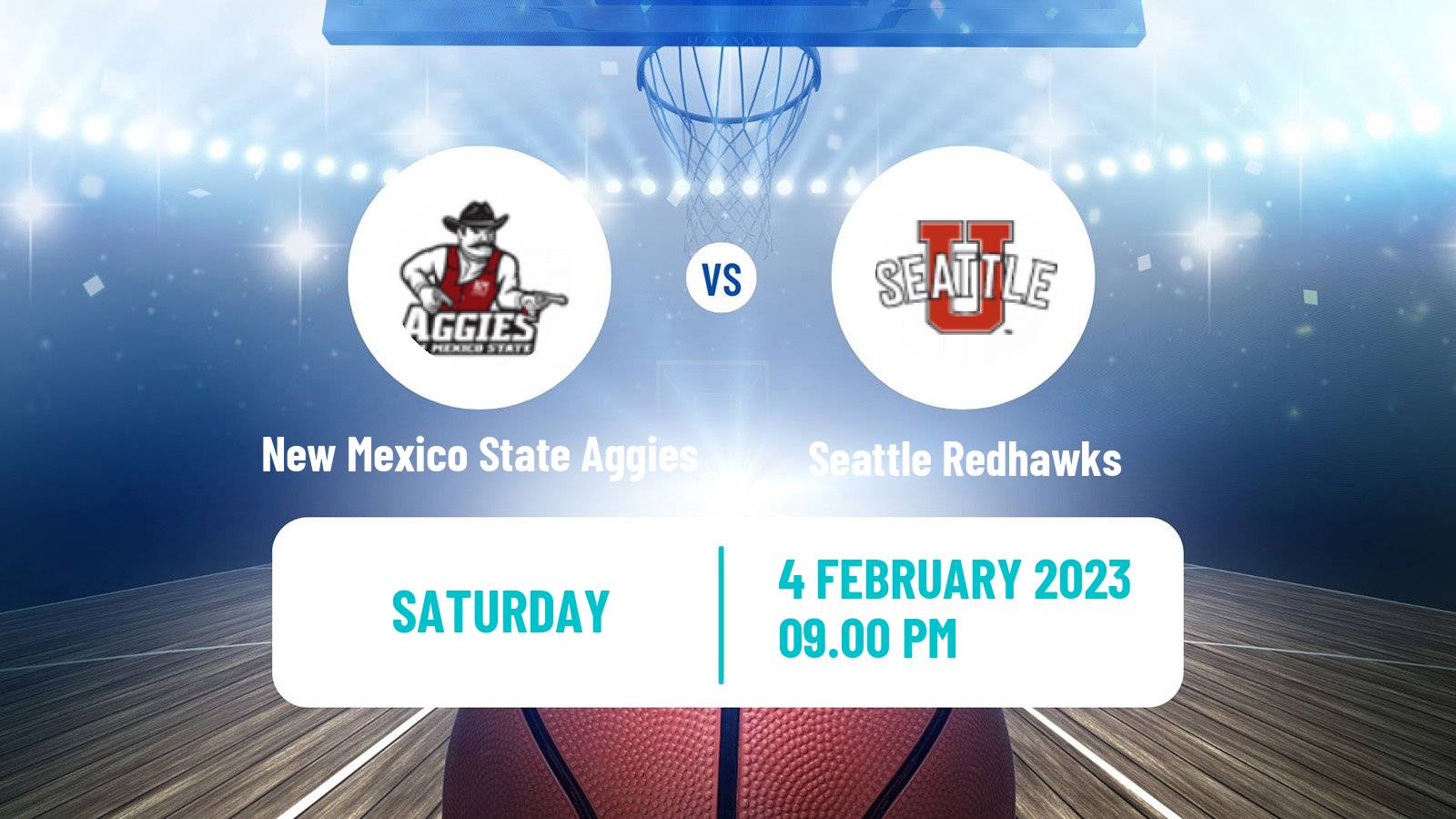 Basketball NCAA College Basketball New Mexico State Aggies - Seattle Redhawks