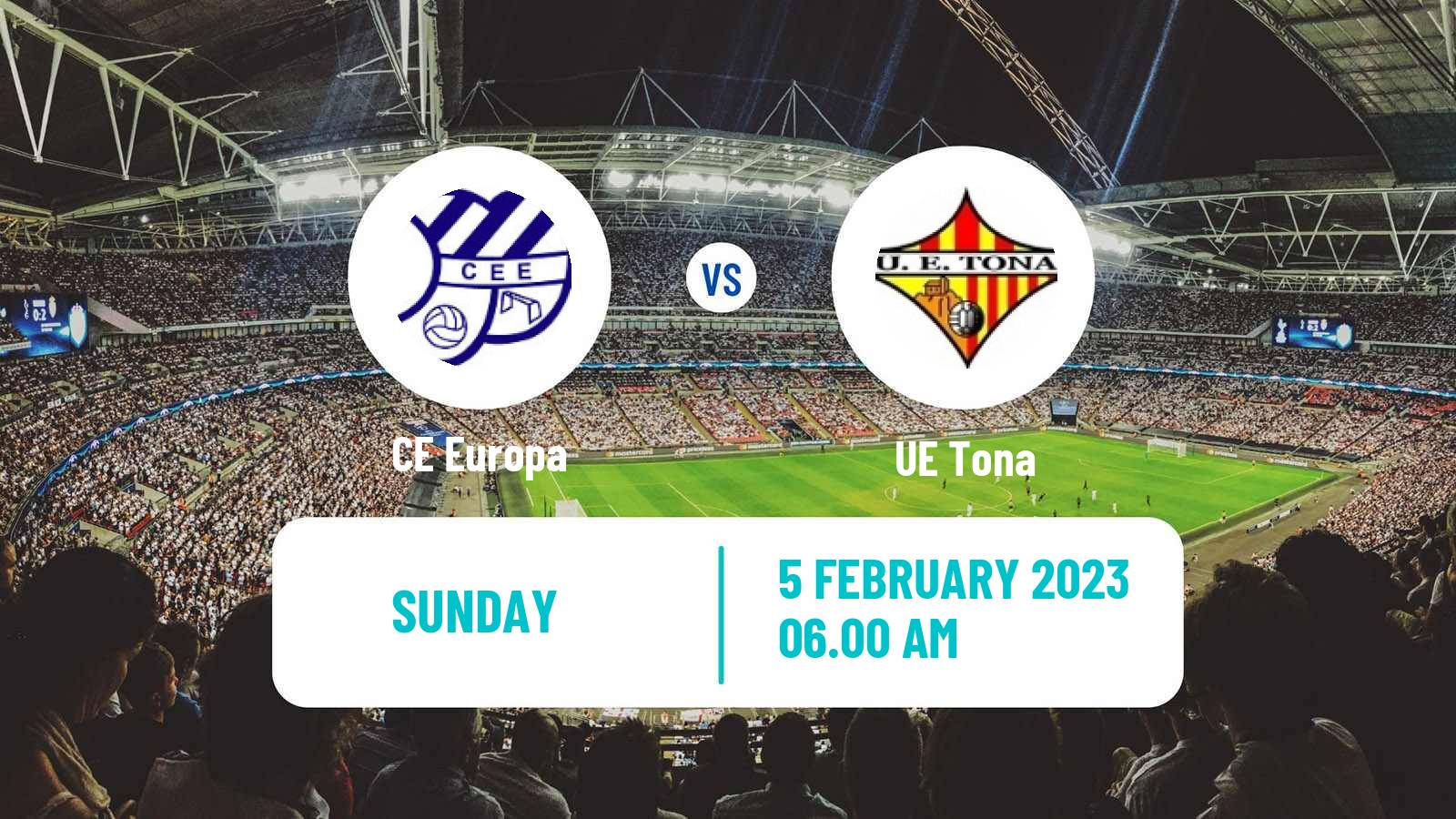 Soccer Spanish Tercera RFEF - Group 5 CE Europa - Tona