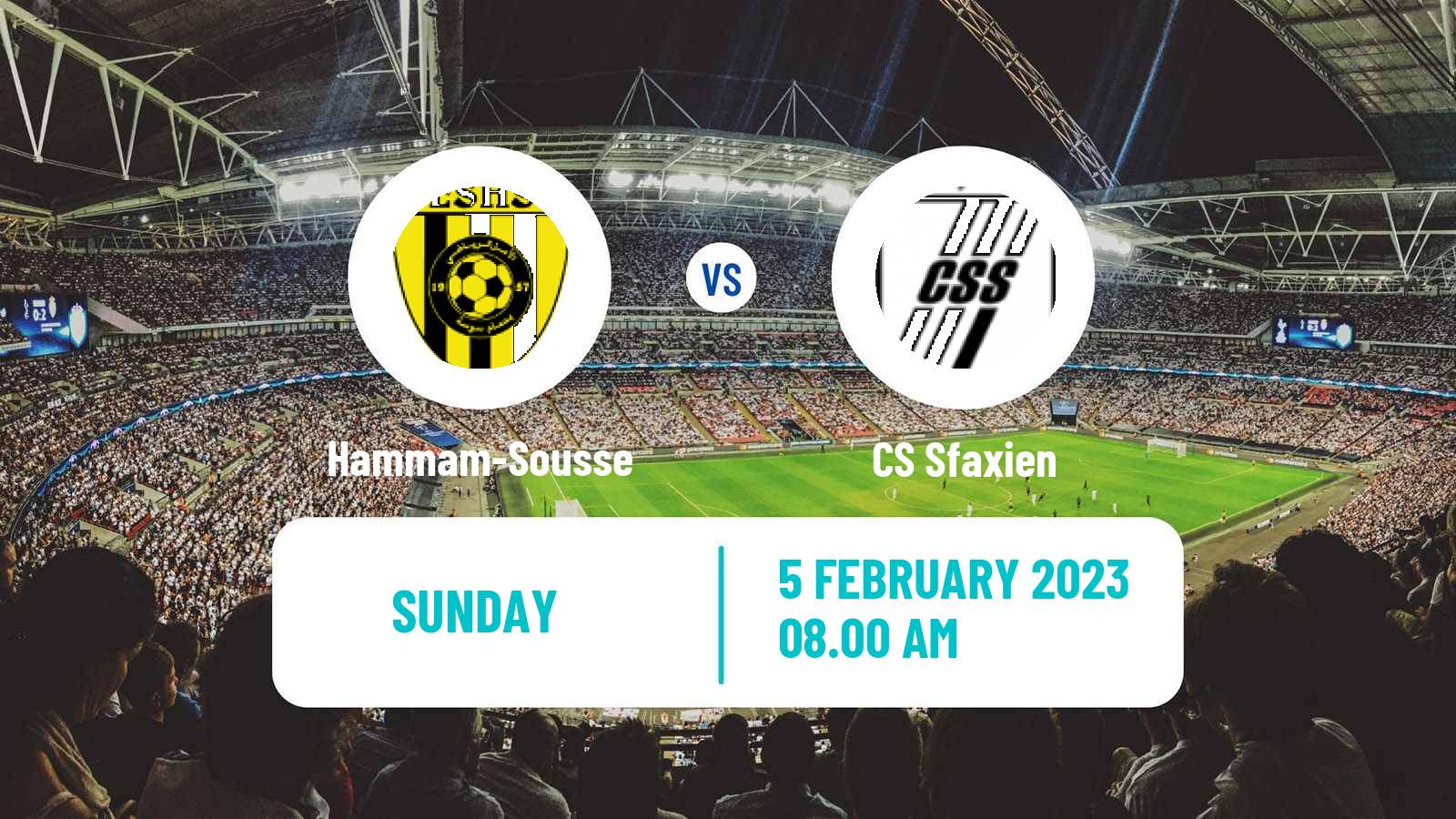 Soccer Tunisian Ligue Professionnelle 1 Hammam-Sousse - Sfaxien