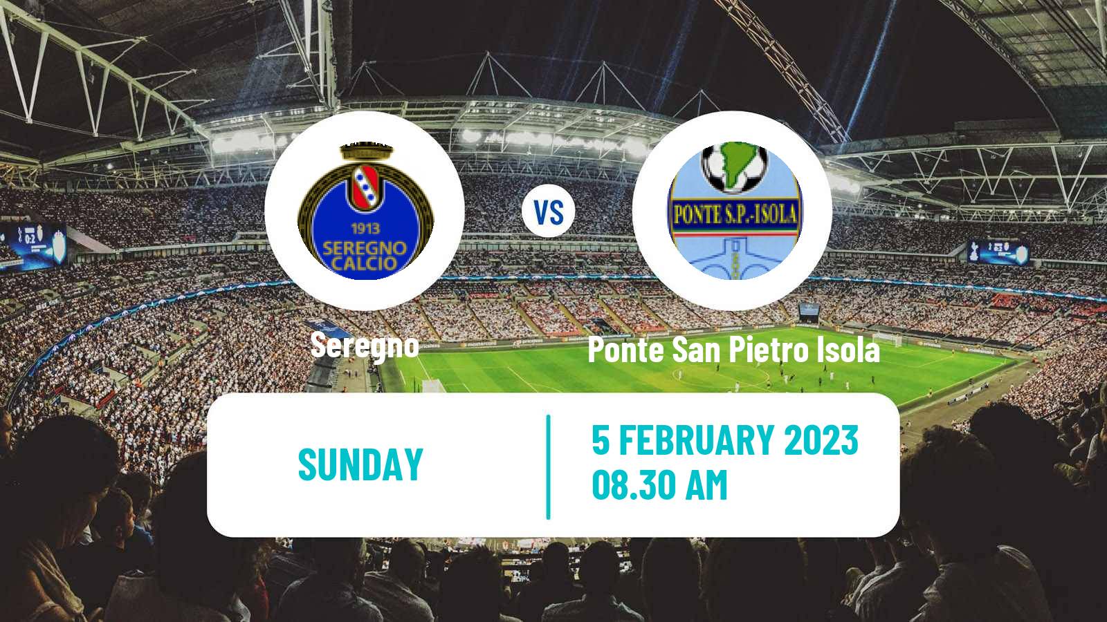 Soccer Italian Serie D - Group B Seregno - Ponte San Pietro Isola