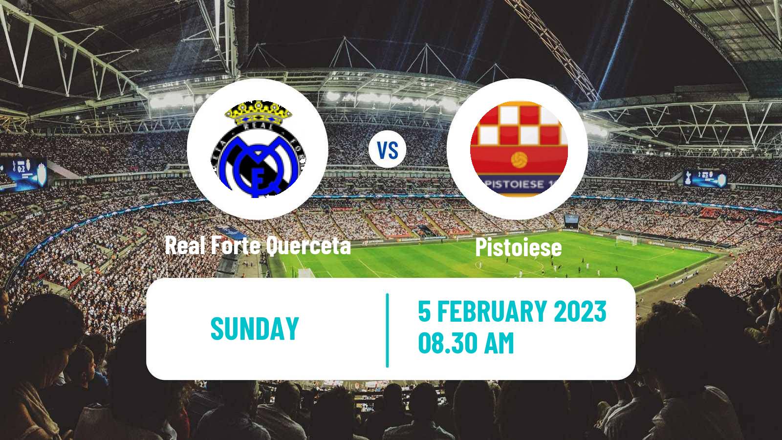 Soccer Italian Serie D - Group D Real Forte Querceta - Pistoiese