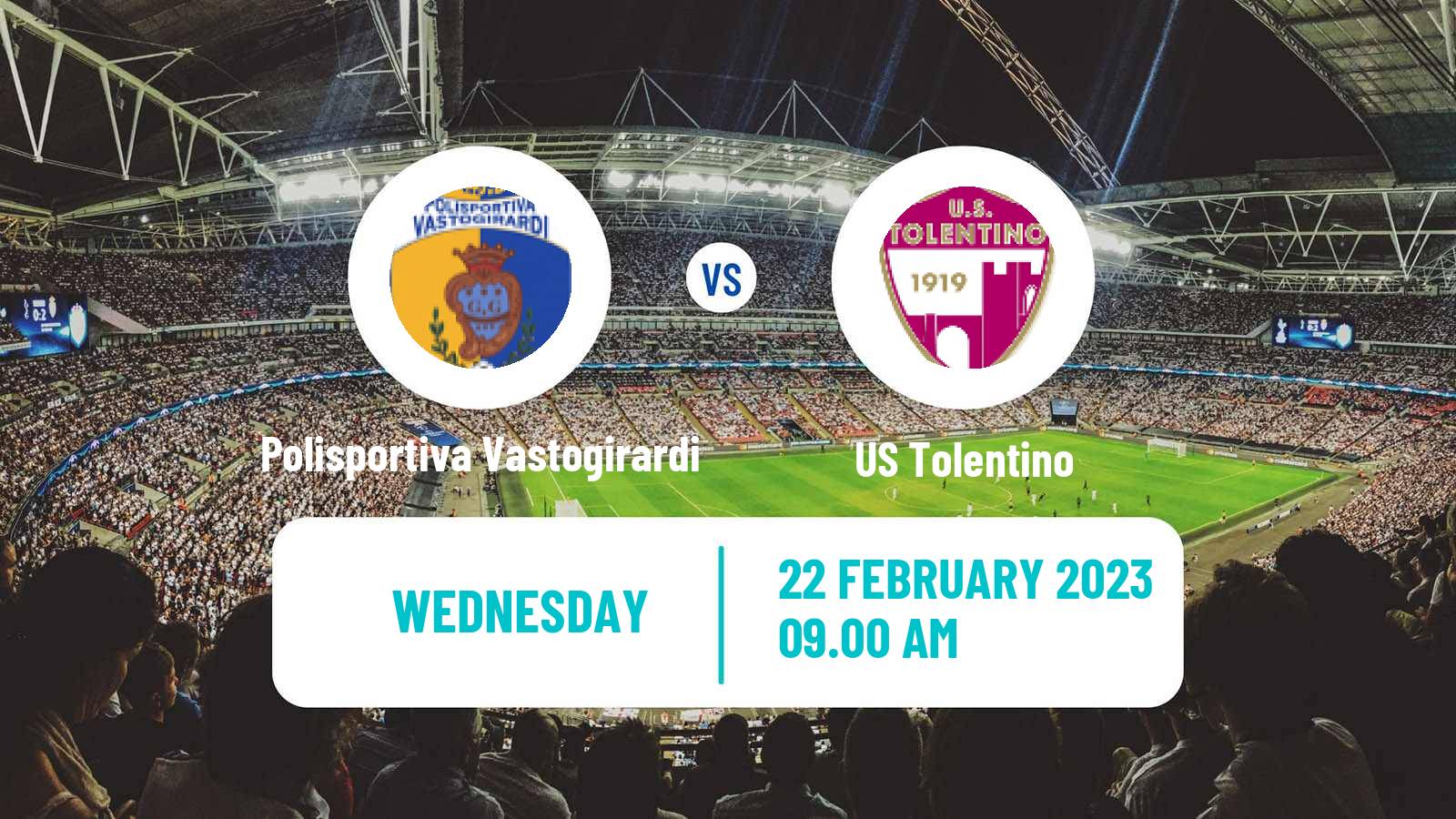 Soccer Italian Serie D - Group F Polisportiva Vastogirardi - Tolentino