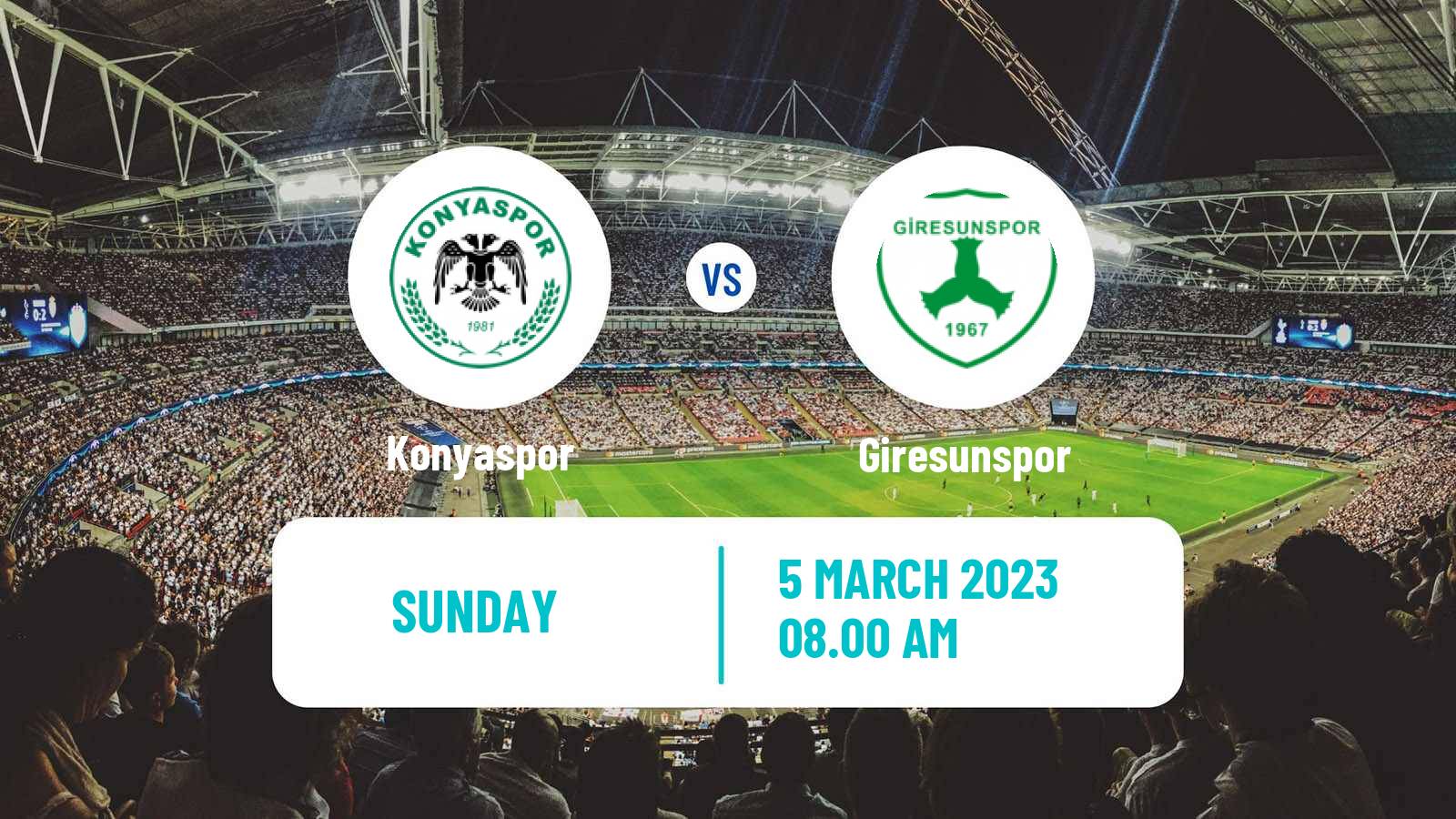 Soccer Turkish Super League Konyaspor - Giresunspor