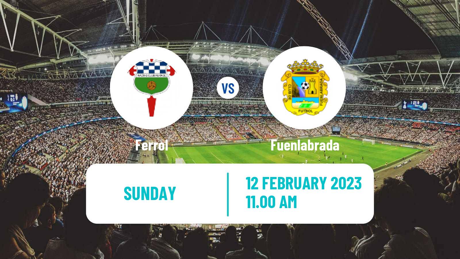 Soccer Spanish Primera RFEF Group 1 Ferrol - Fuenlabrada