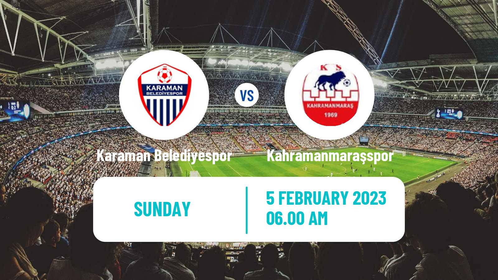 Soccer Turkish 3 Lig Group 2 Karaman Belediyespor - Kahramanmaraşspor