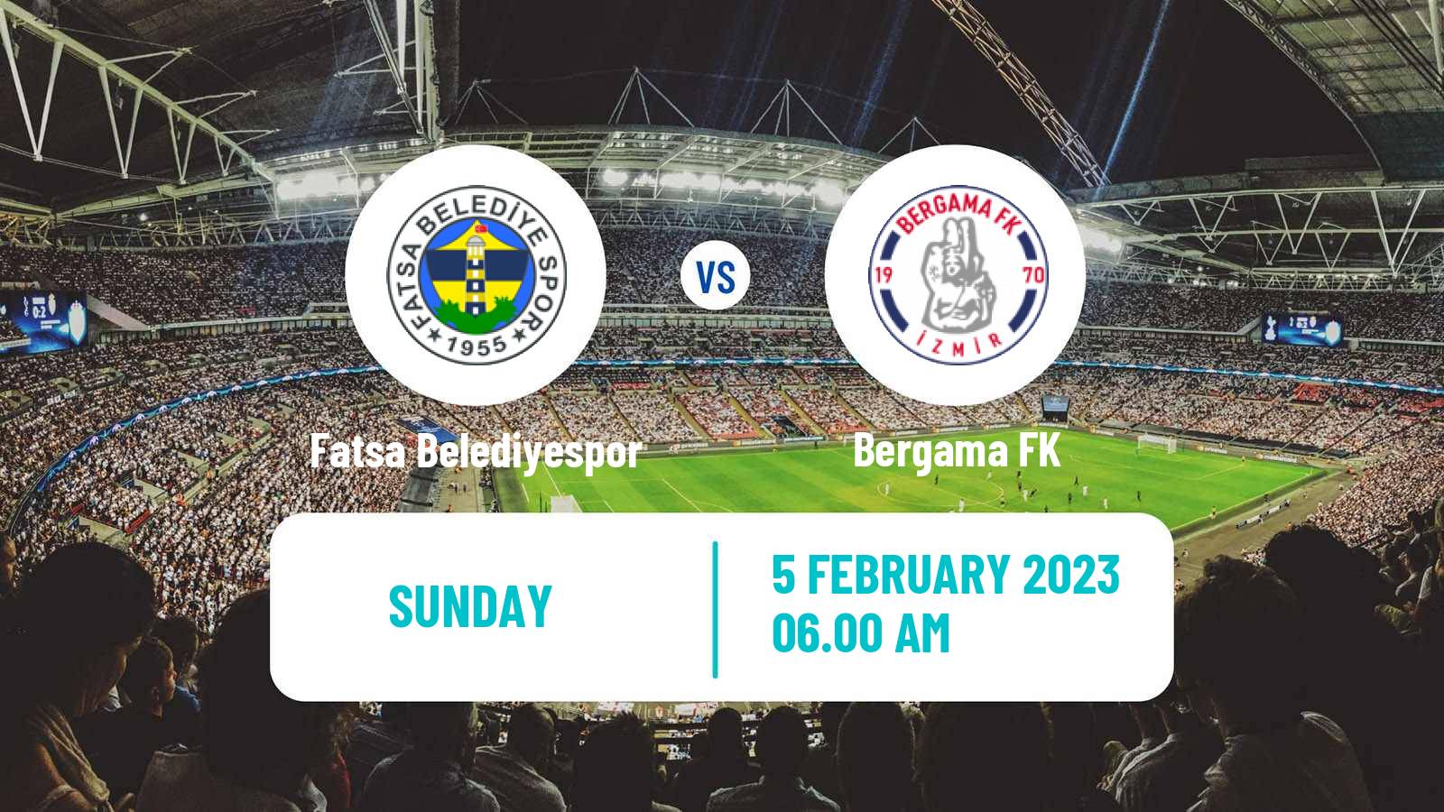 Soccer Turkish 3 Lig Group 3 Fatsa Belediyespor - Bergama