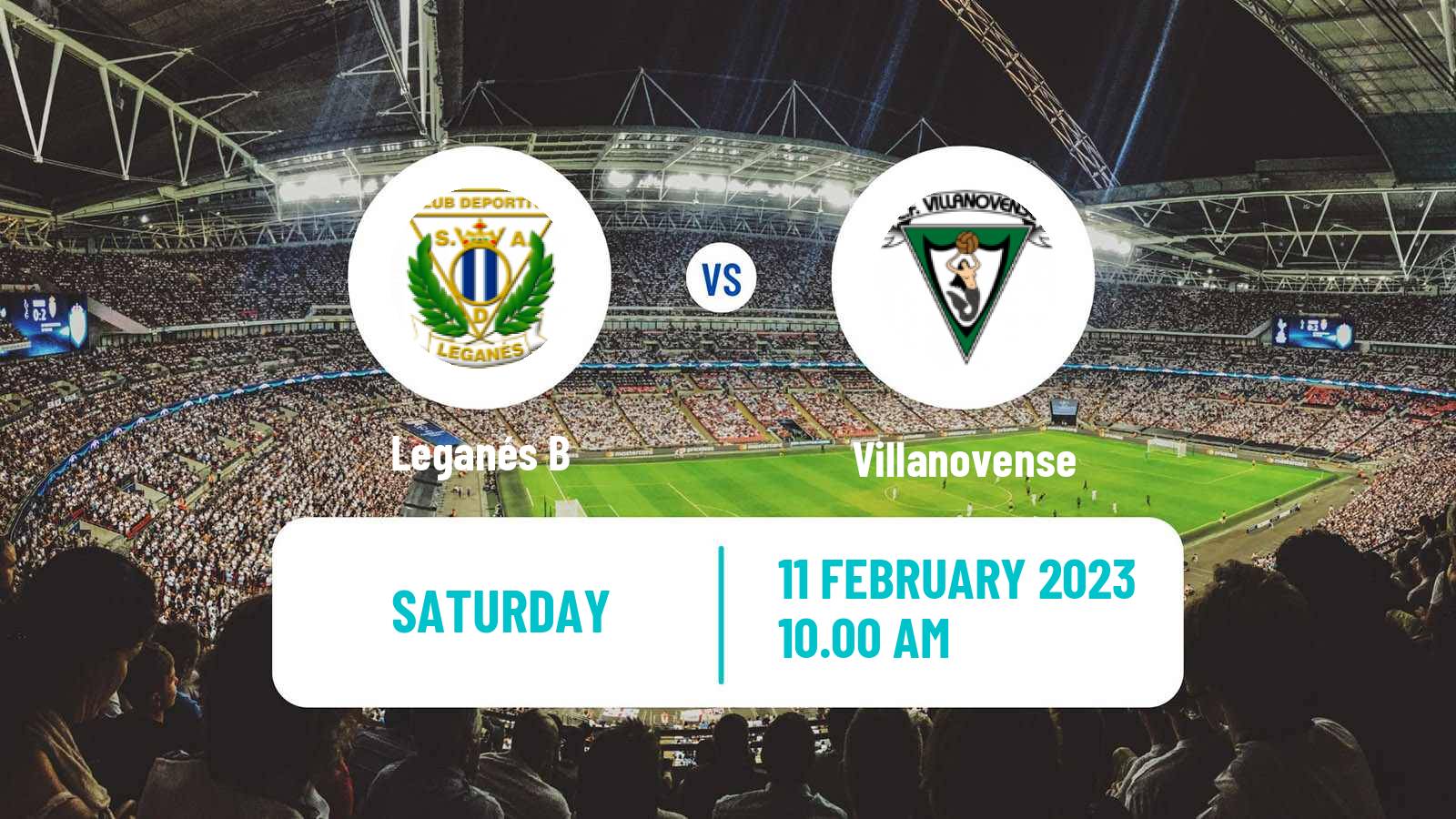 Soccer Spanish Segunda RFEF - Group 5 Leganés B - Villanovense