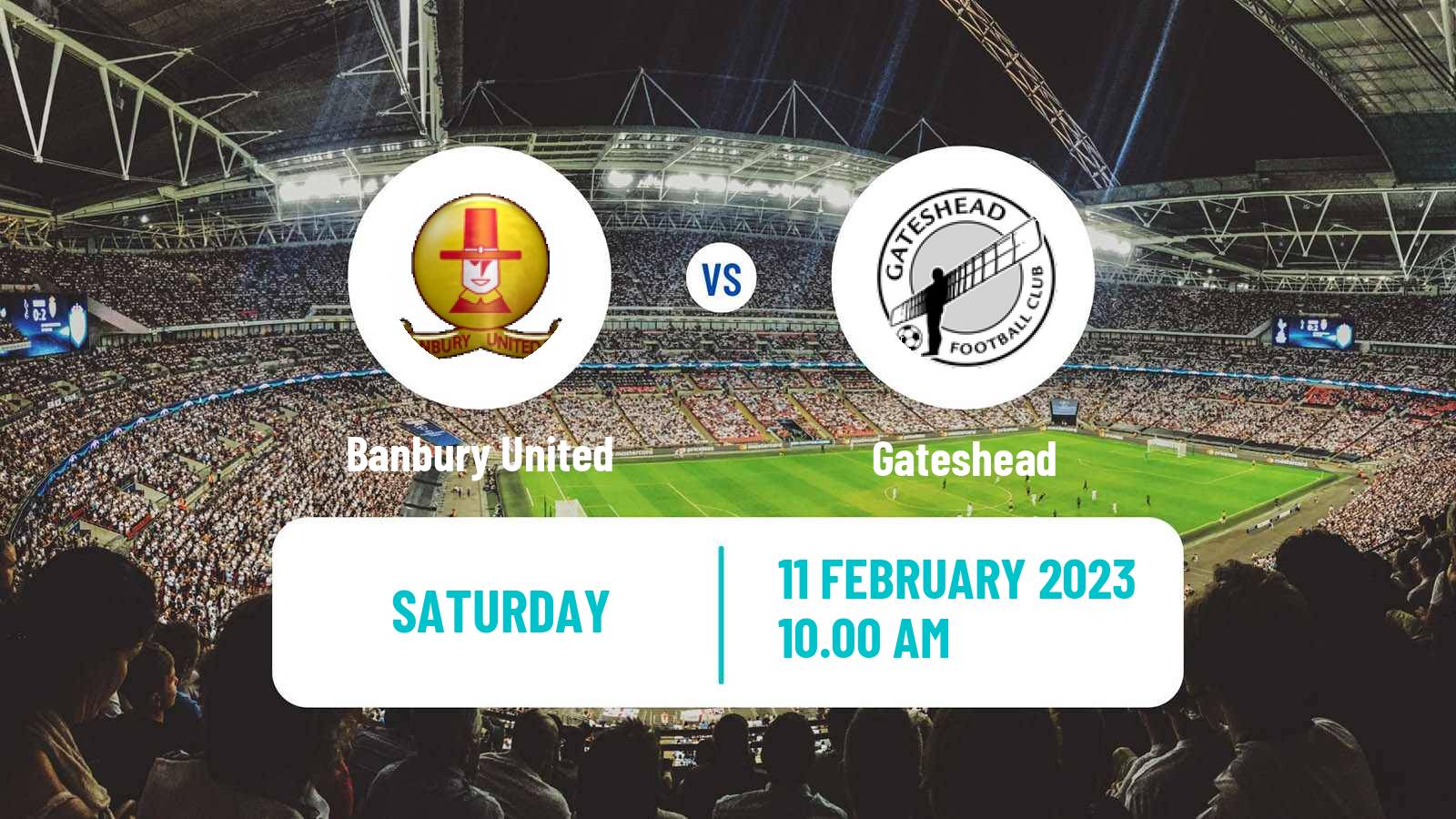 Soccer English FA Trophy Banbury United - Gateshead