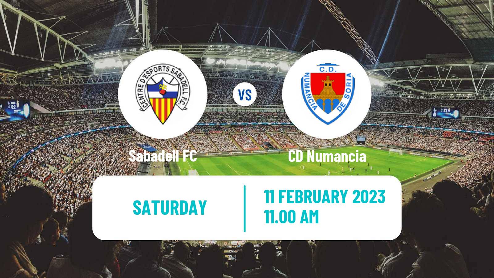 Football Spanish Primera RFEF Group 2 Sabadell - Numancia
