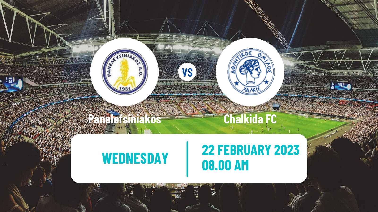 Soccer Greek Gamma Ethniki - Group 3 Panelefsiniakos - Chalkida