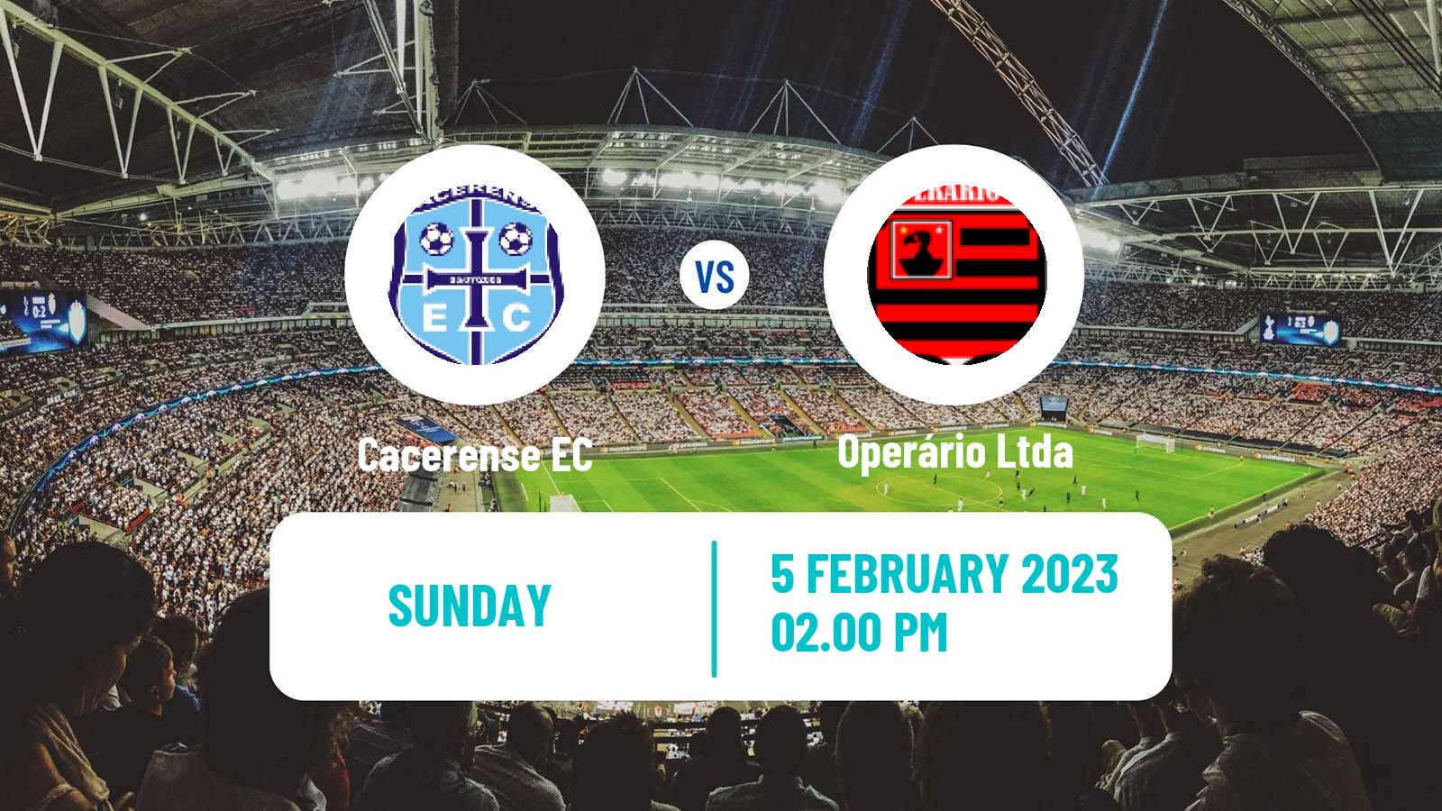 Soccer Brazilian Campeonato Matogrossense Cacerense - Operário Ltda