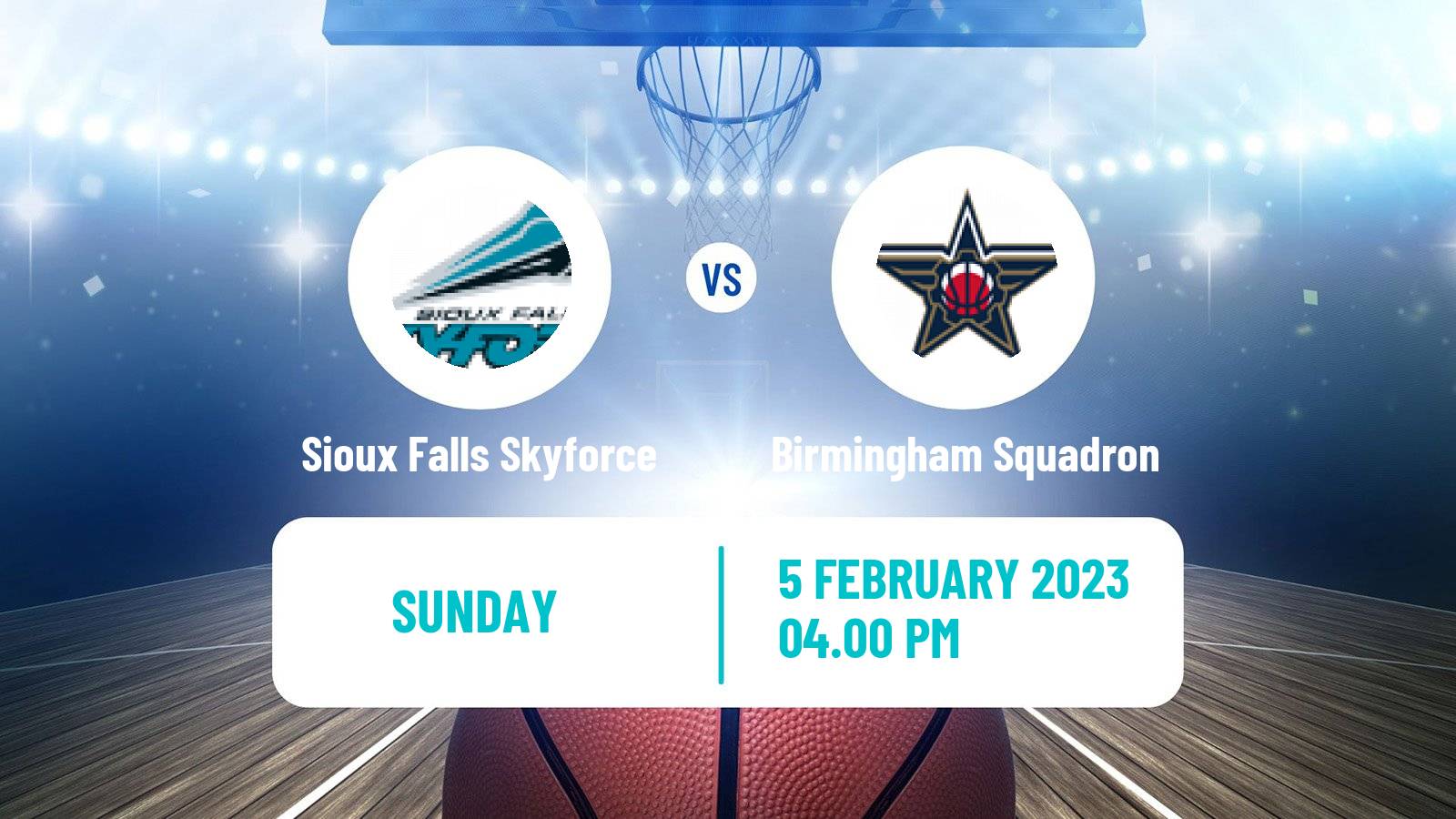 Basketball NBA G-League Sioux Falls Skyforce - Birmingham Squadron