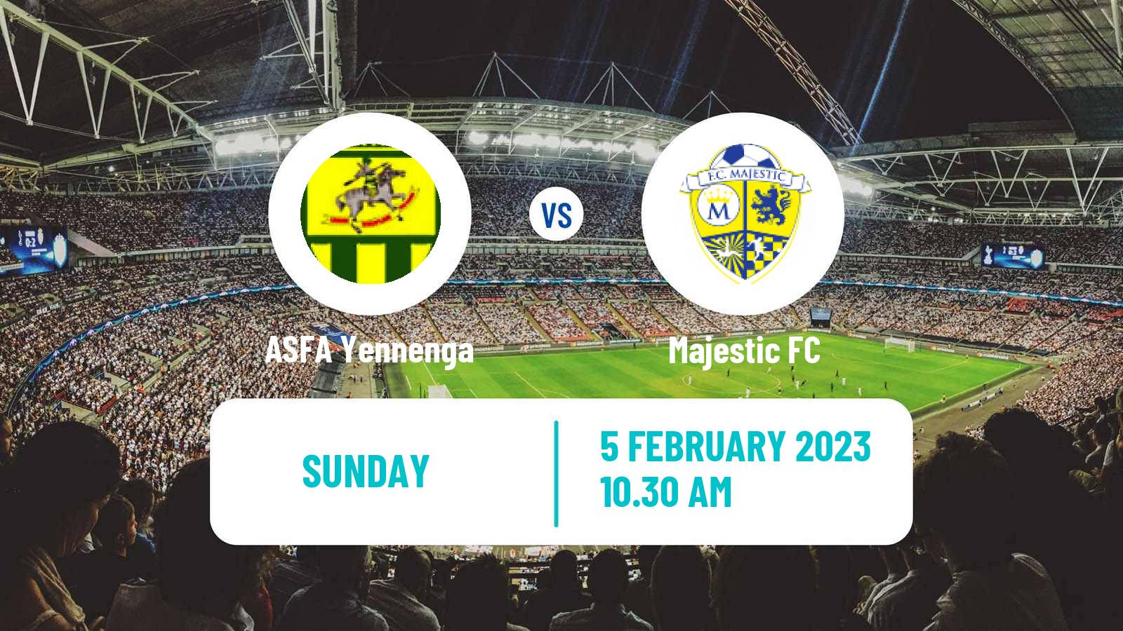 Soccer Burkina Faso Premier League ASFA Yennenga - Majestic