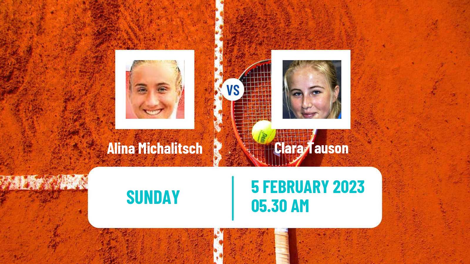 Tennis WTA Linz Alina Michalitsch - Clara Tauson