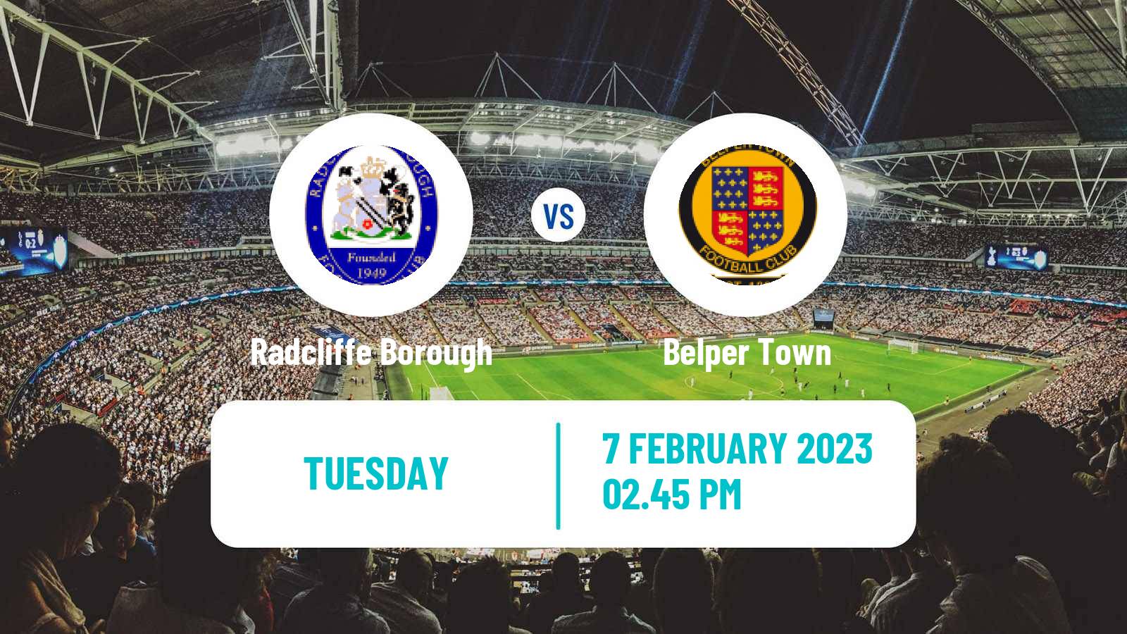 Soccer English NPL Premier Division Radcliffe - Belper Town