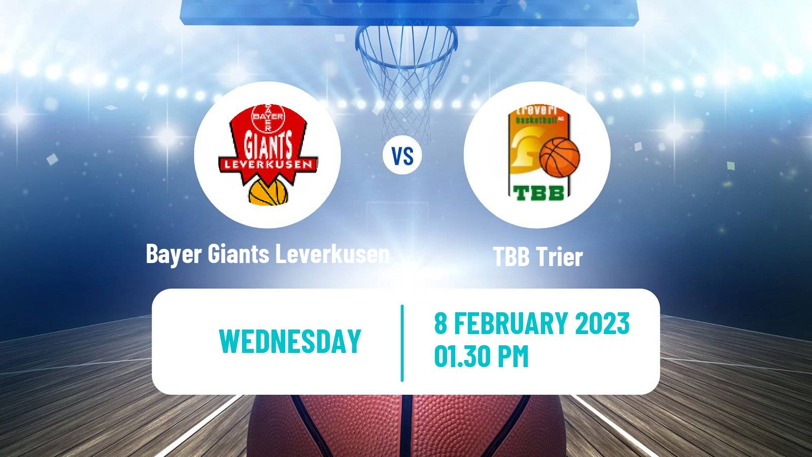 Basketball German Pro A Basketball Bayer Giants Leverkusen - Trier