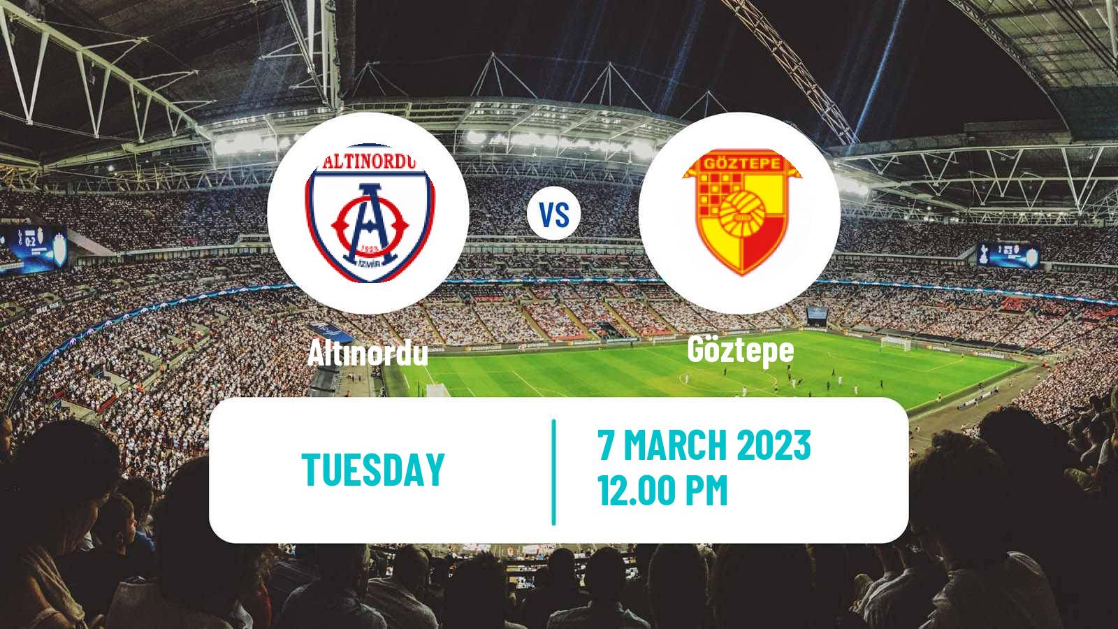 Soccer Turkish First League Altınordu - Göztepe