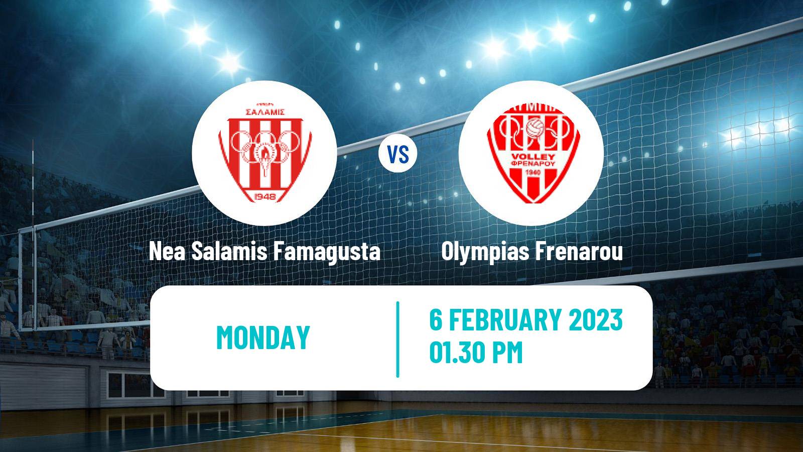 Volleyball Cypriot Championship Volleyball Nea Salamis Famagusta - Olympias Frenarou