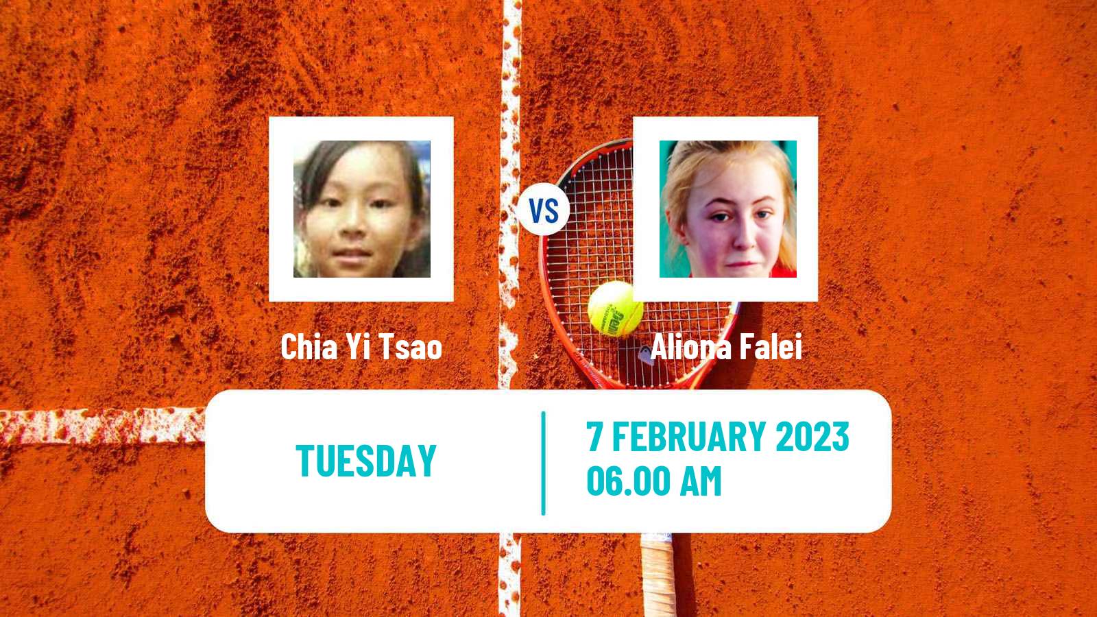Tennis ITF Tournaments Chia Yi Tsao - Aliona Falei