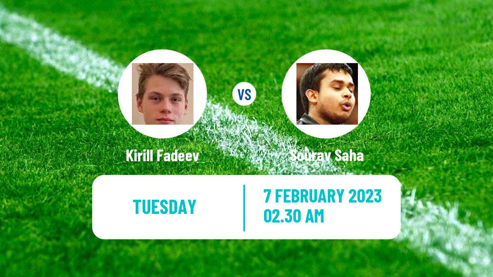 Table tennis Table Tennis Kirill Fadeev - Sourav Saha