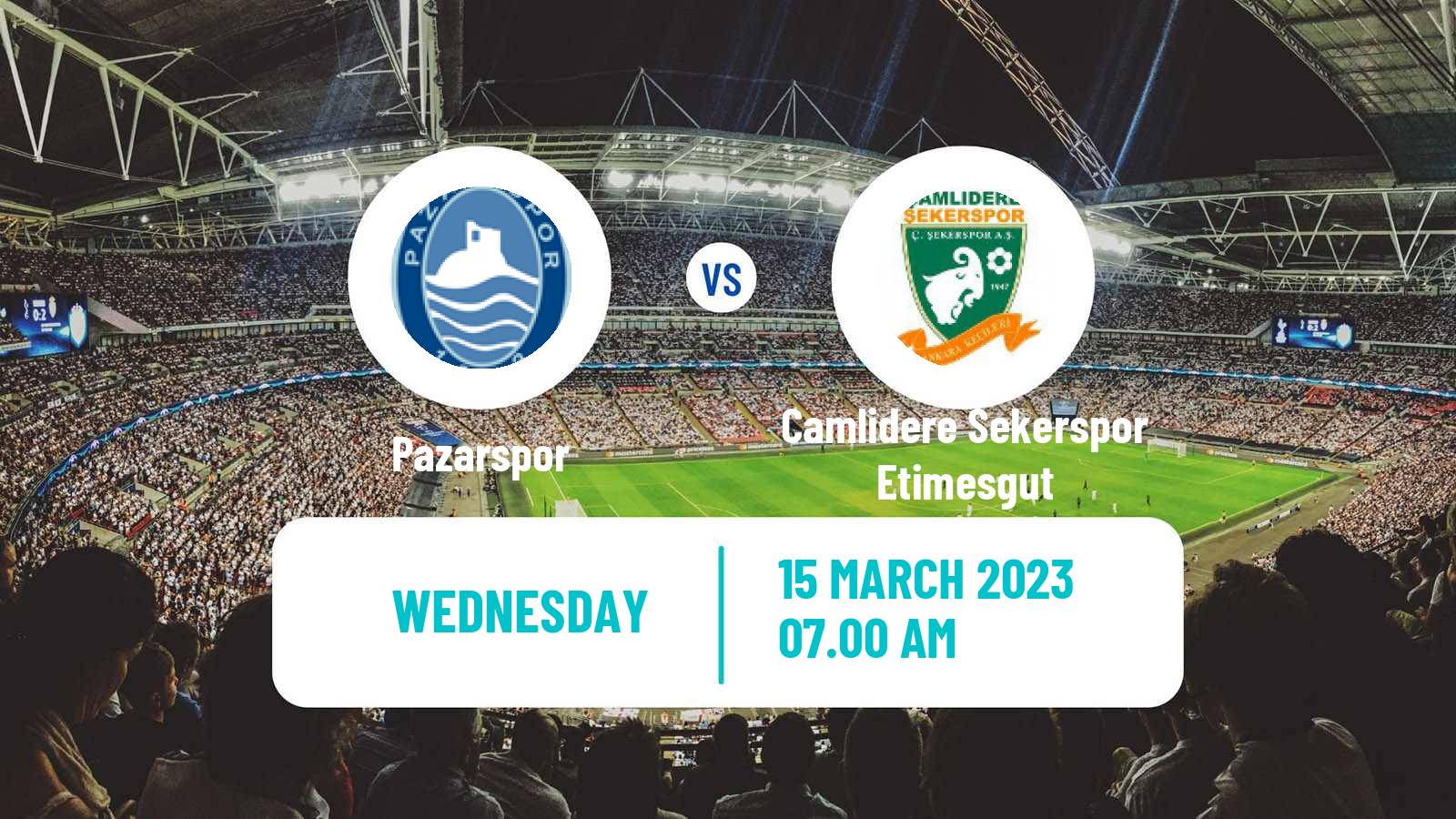Soccer Turkish Second League Red Group Pazarspor - Etimesgut