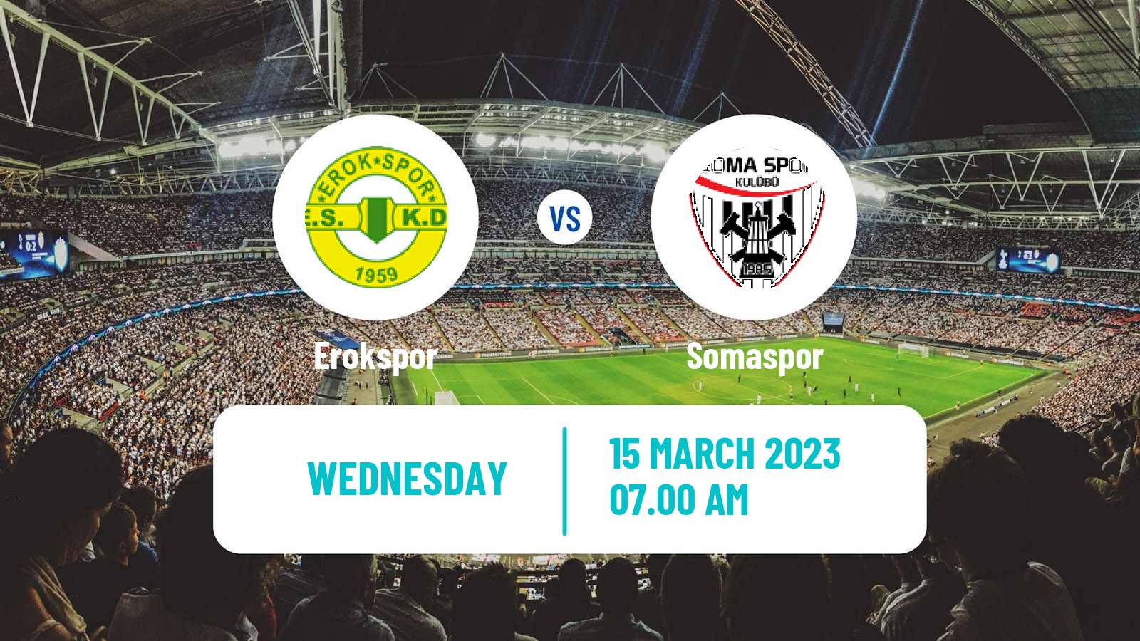 Soccer Turkish Second League White Group Erokspor - Somaspor
