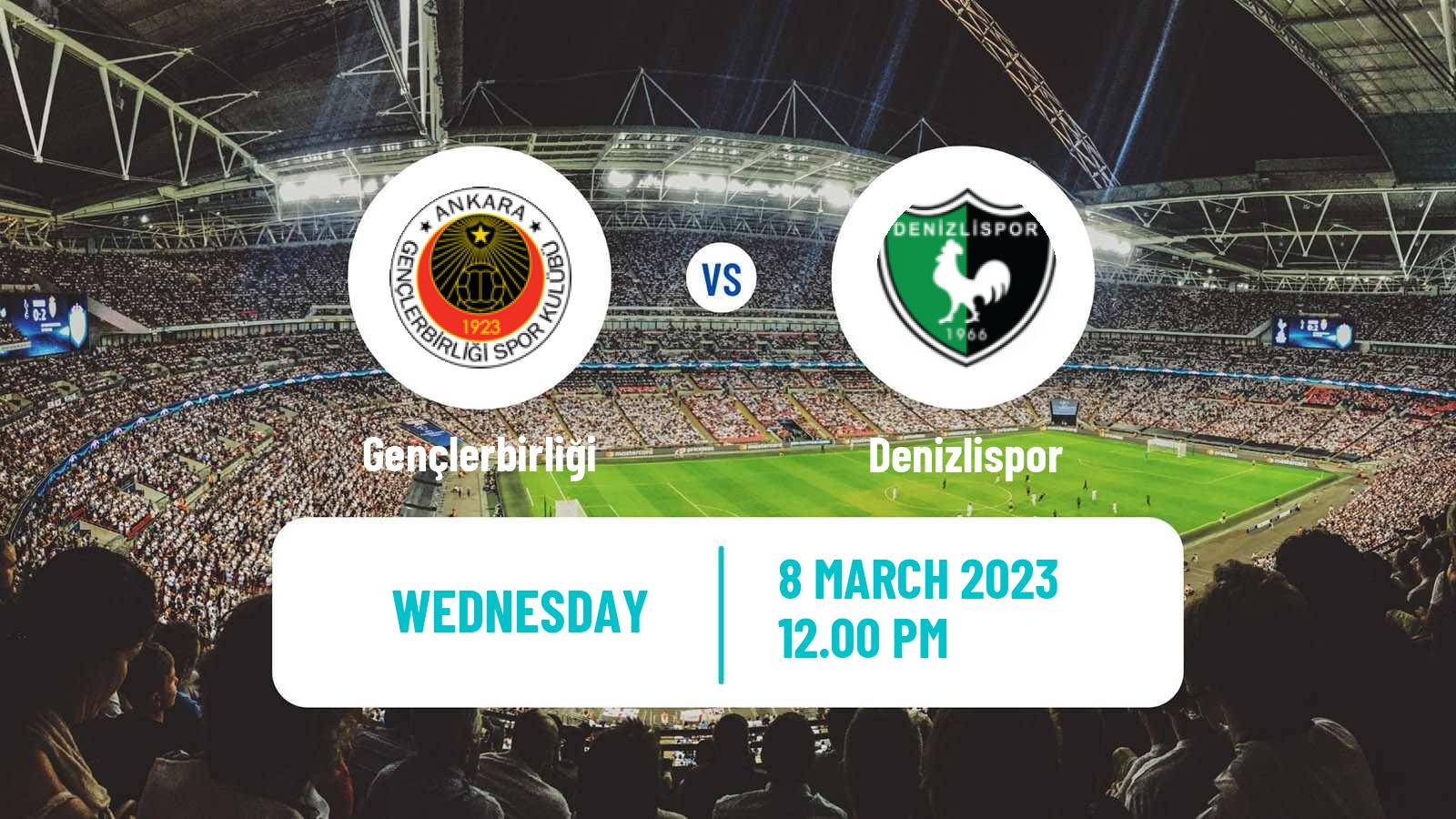 Soccer Turkish First League Gençlerbirliği - Denizlispor