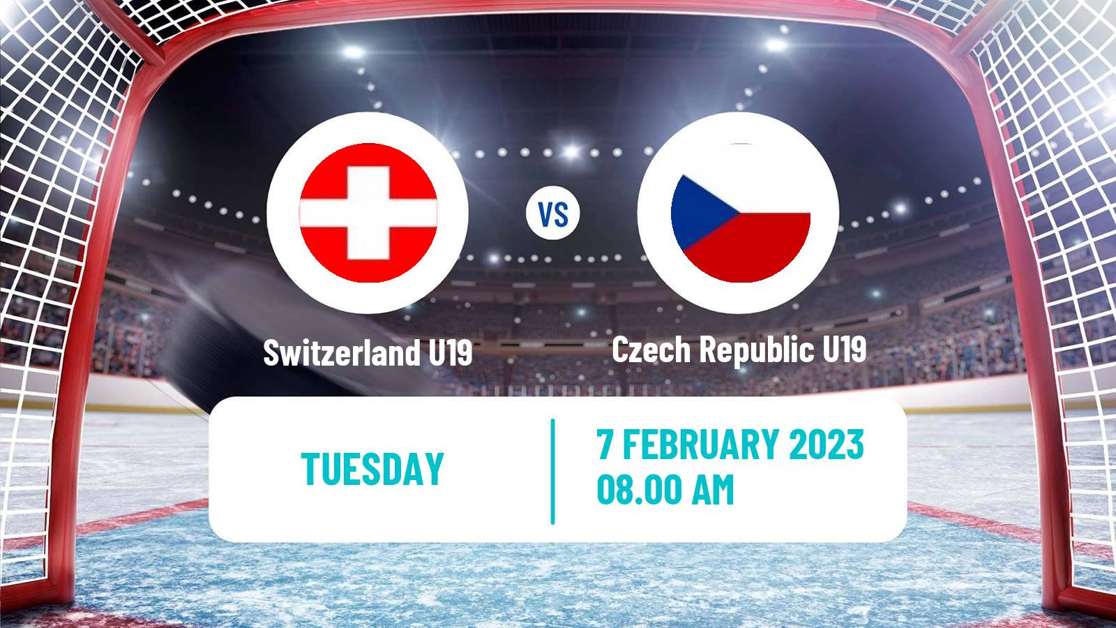 Hockey Friendly International Ice Hockey Switzerland U19 - Czech Republic U19
