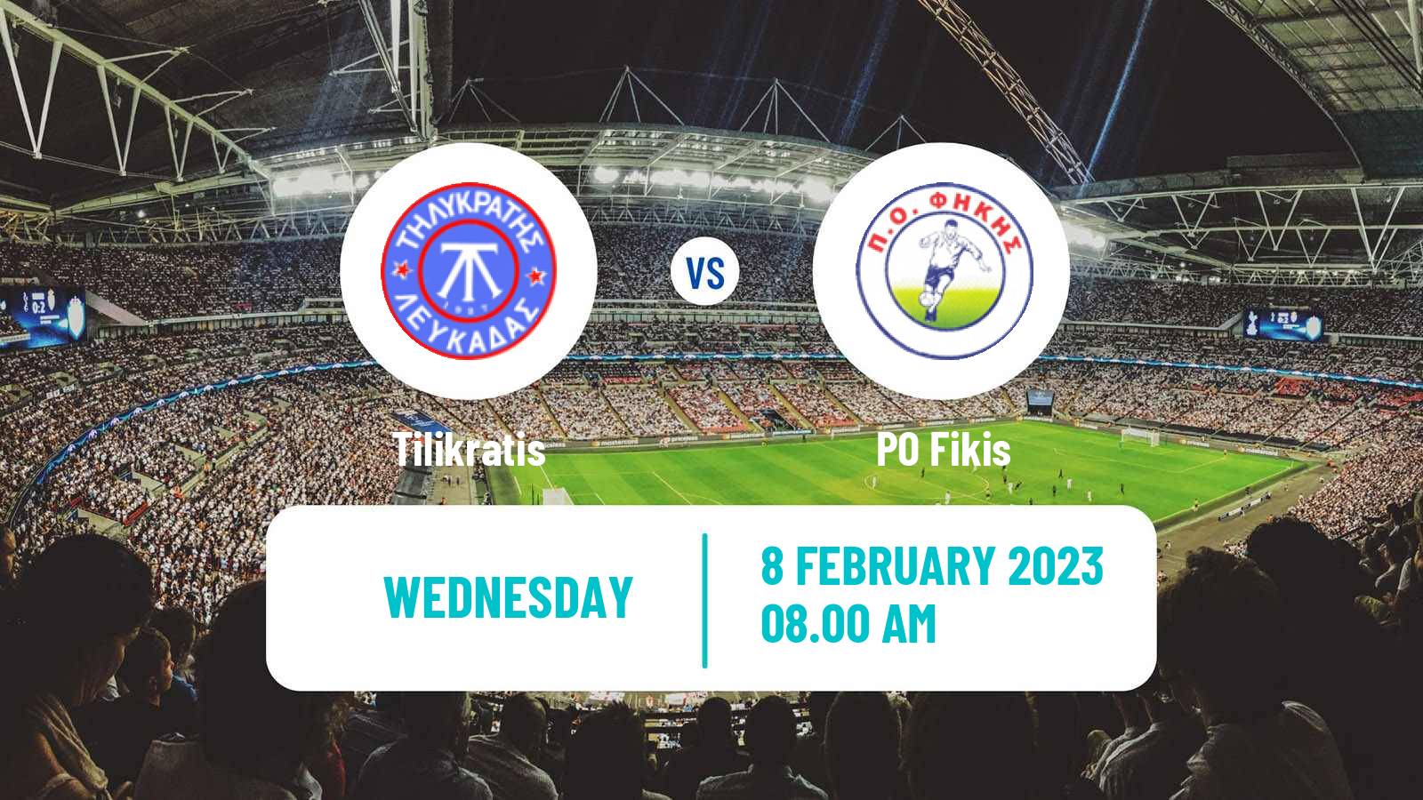 Soccer Greek Gamma Ethniki - Group 3 Tilikratis - Fikis