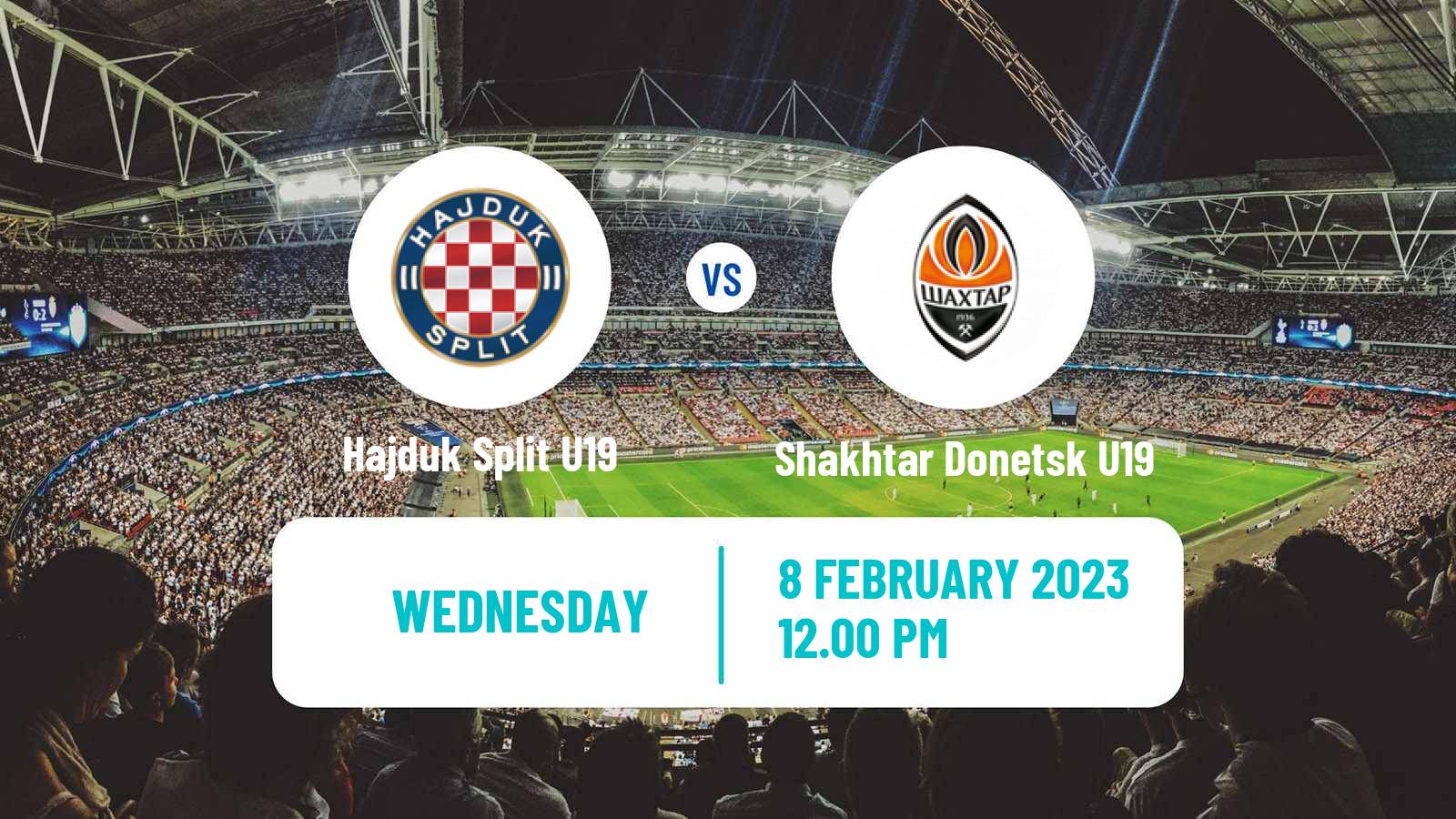 Soccer UEFA Youth League Hajduk Split U19 - Shakhtar Donetsk U19