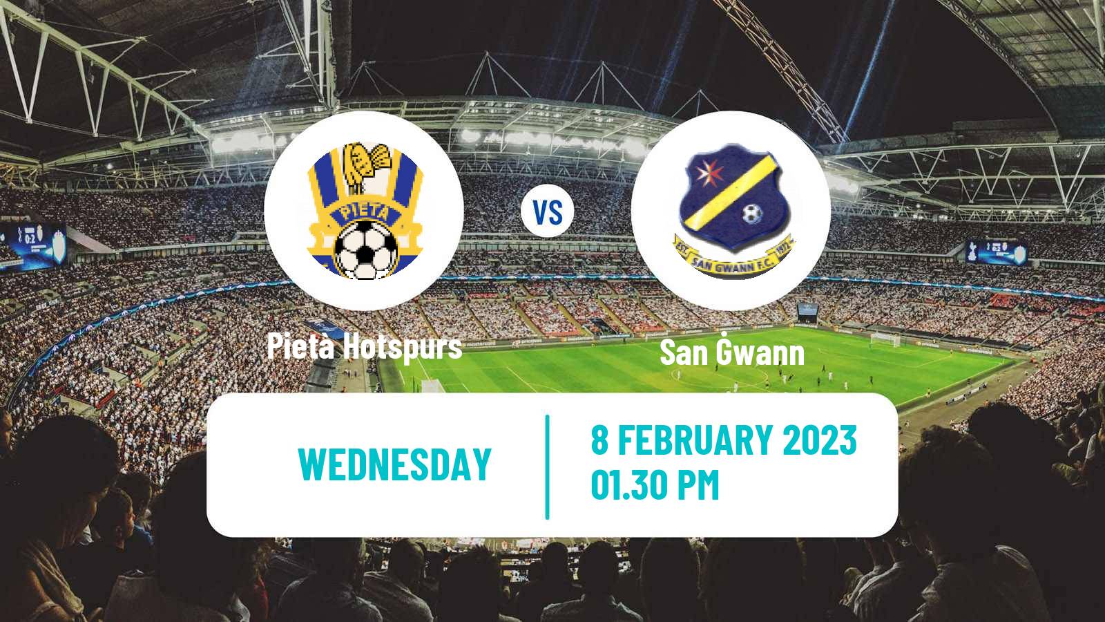 Soccer Maltese FA Trophy Pietà Hotspurs - San Ġwann