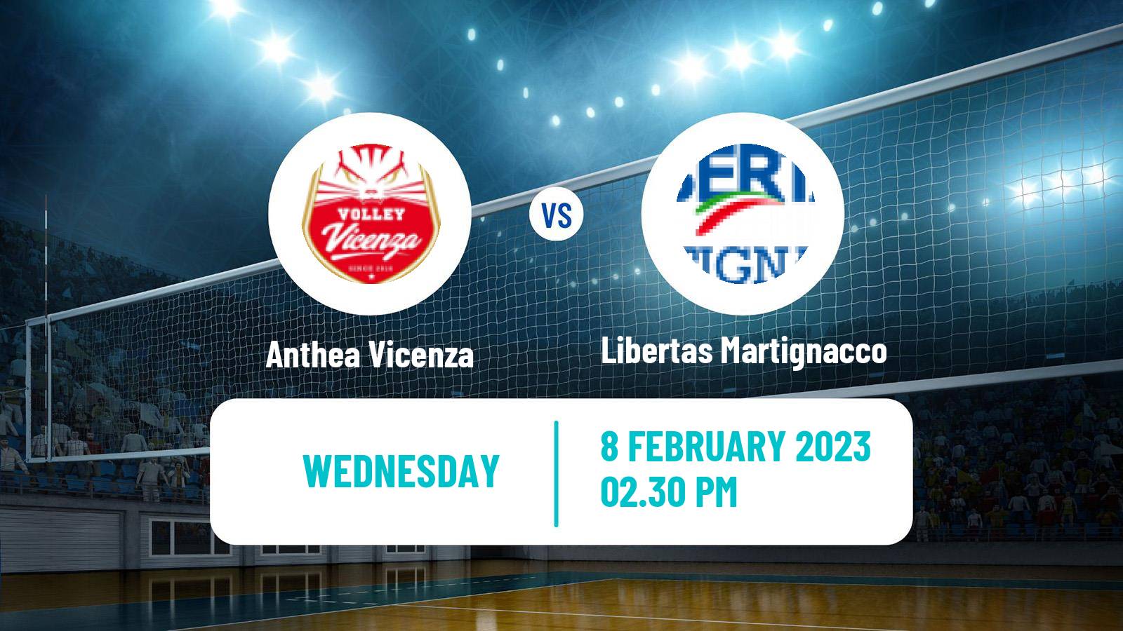 Volleyball Italian Serie A2 Volleyball Women Anthea Vicenza - Libertas Martignacco