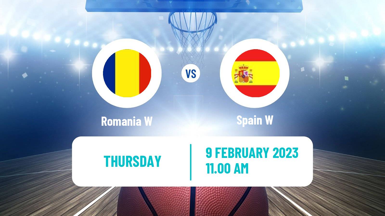 Basketball EuroBasket Women Romania W - Spain W