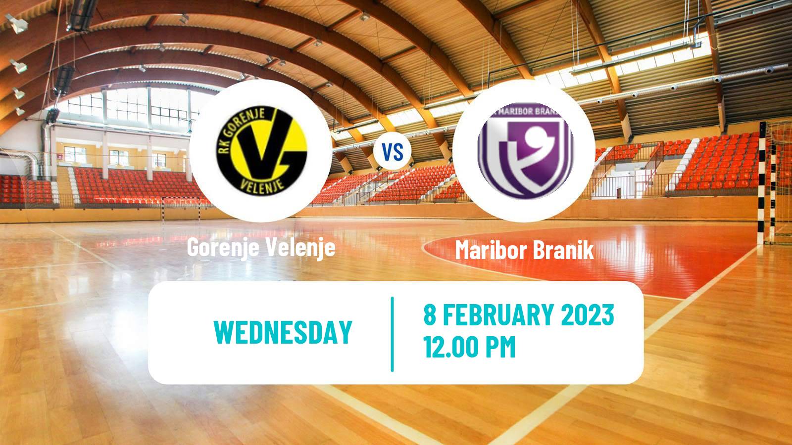 Handball Slovenian 1 NLB Liga Handball Gorenje Velenje - Maribor Branik