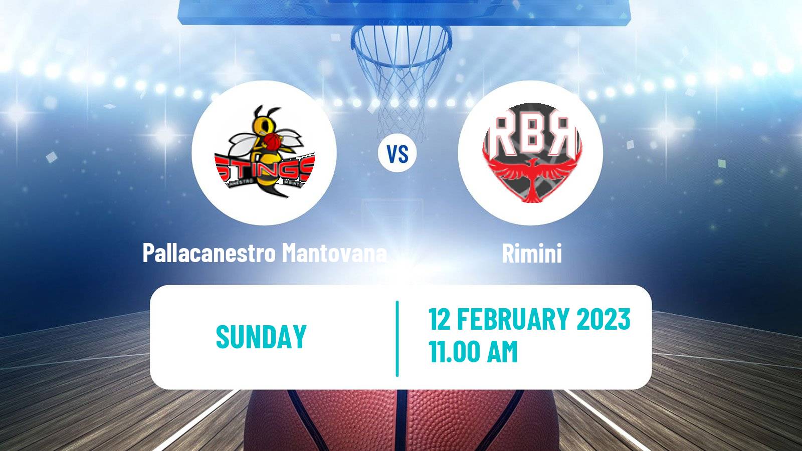 Basketball Italian Serie A2 Basketball Pallacanestro Mantovana - Rimini