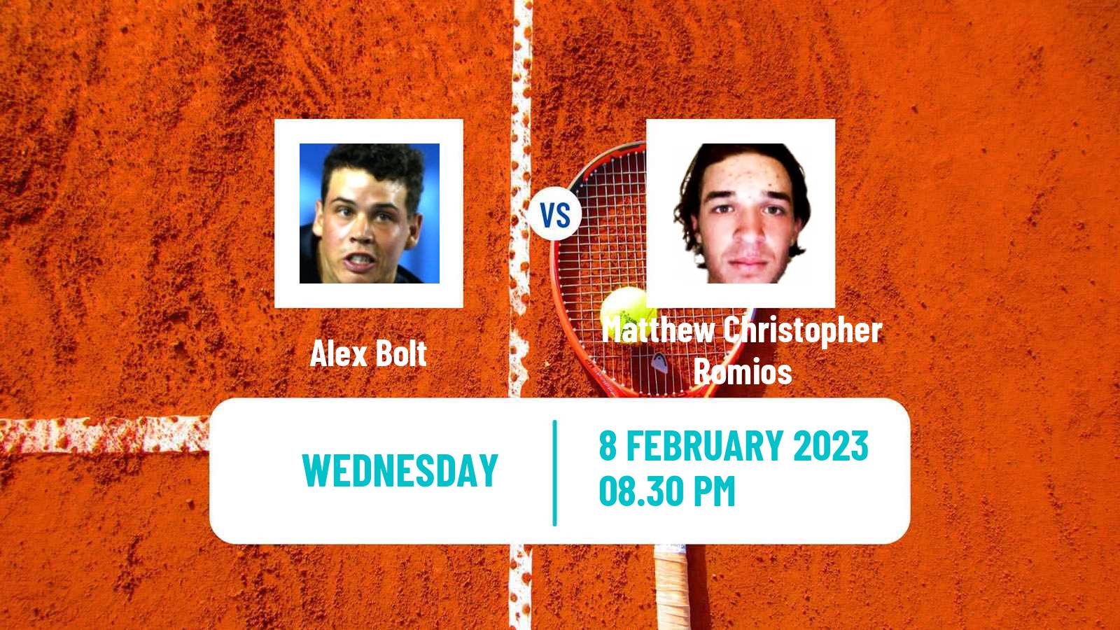 Tennis ITF Tournaments Alex Bolt - Matthew Christopher Romios