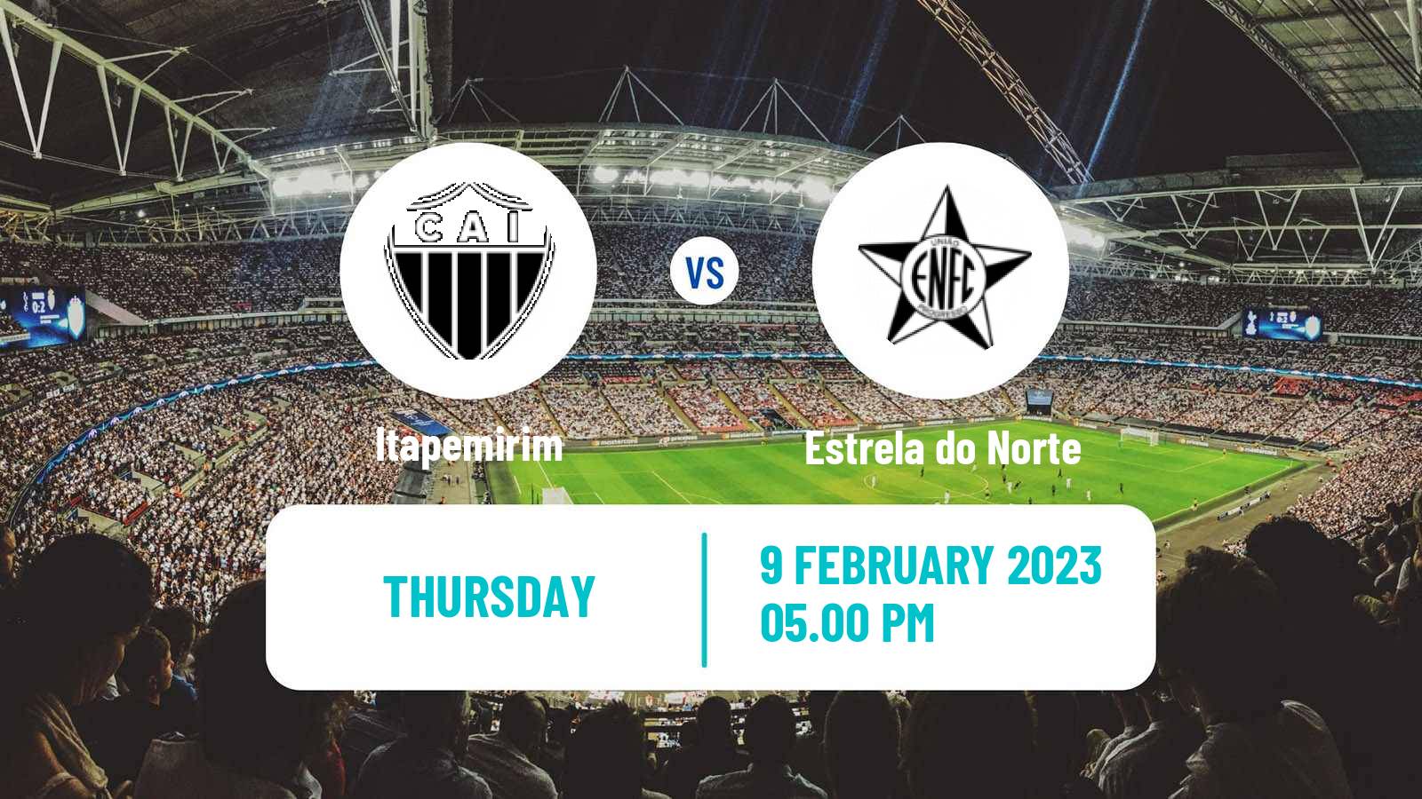 Soccer Brazilian Campeonato Capixaba Itapemirim - Estrela do Norte