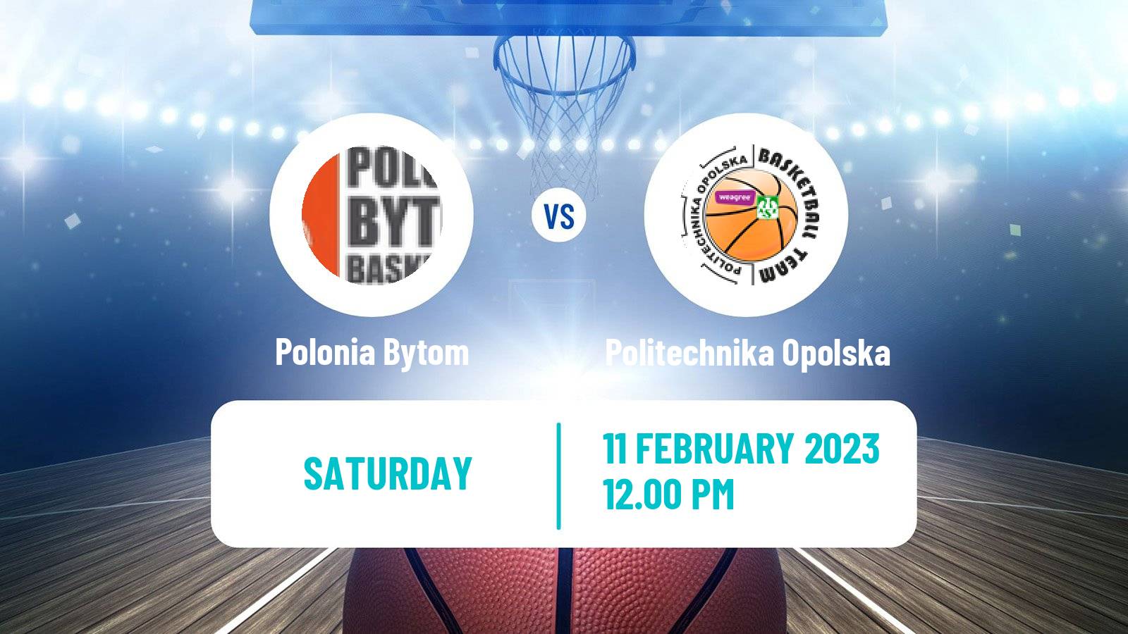 Basketball Polish 1 Liga Basketball Polonia Bytom - Politechnika Opolska