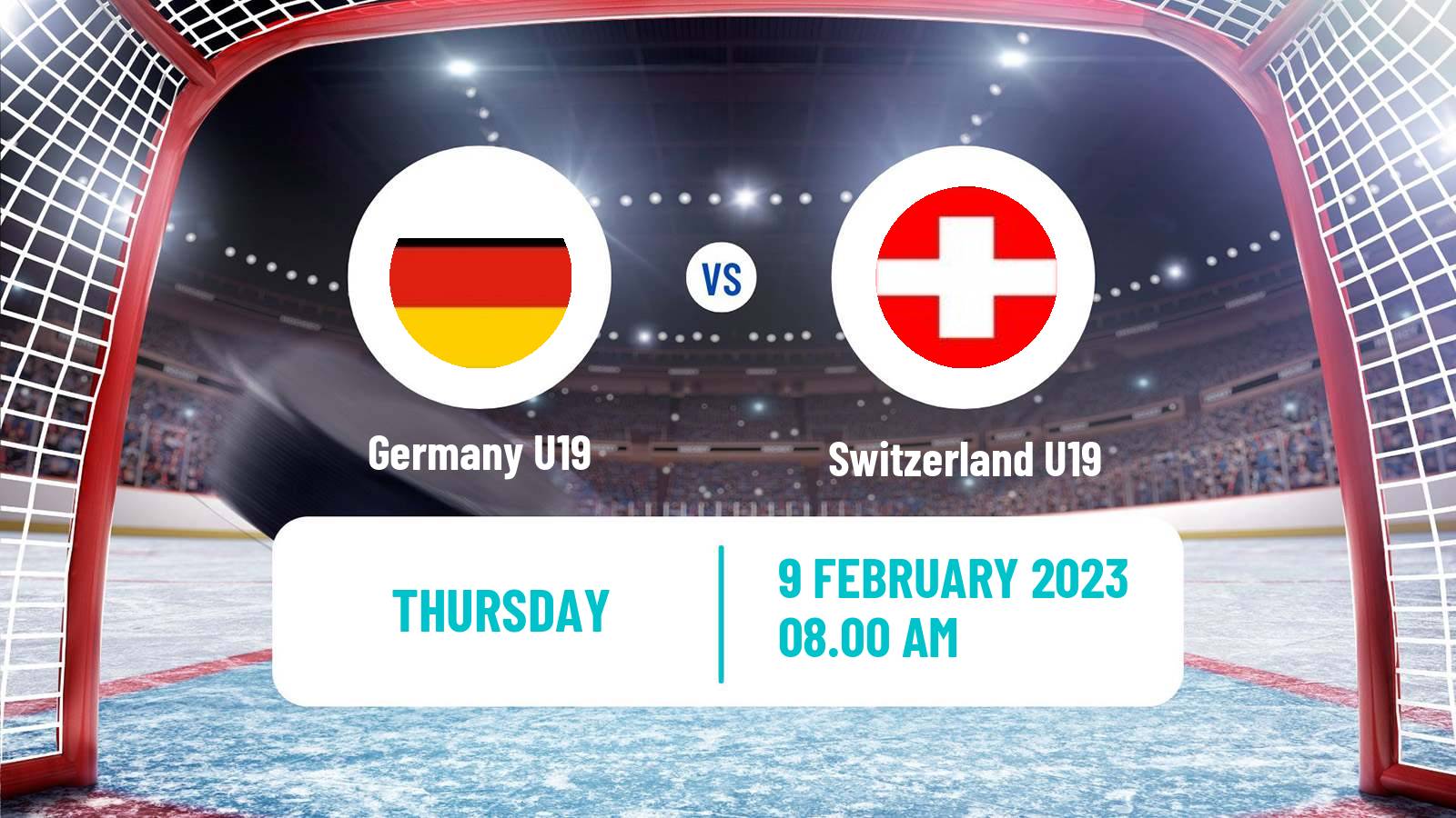 Hockey Friendly International Ice Hockey Germany U19 - Switzerland U19