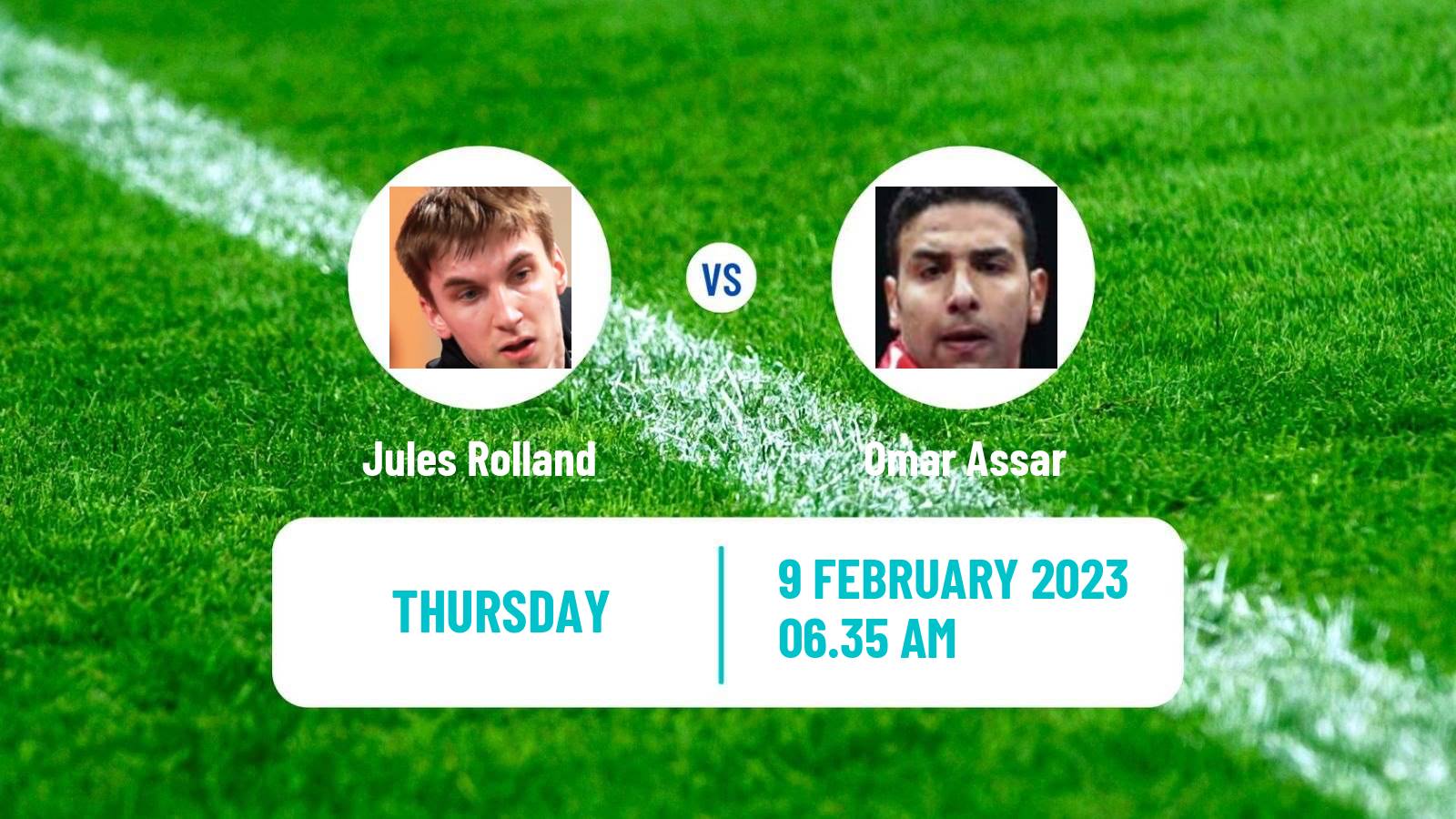Table tennis Table Tennis Jules Rolland - Omar Assar
