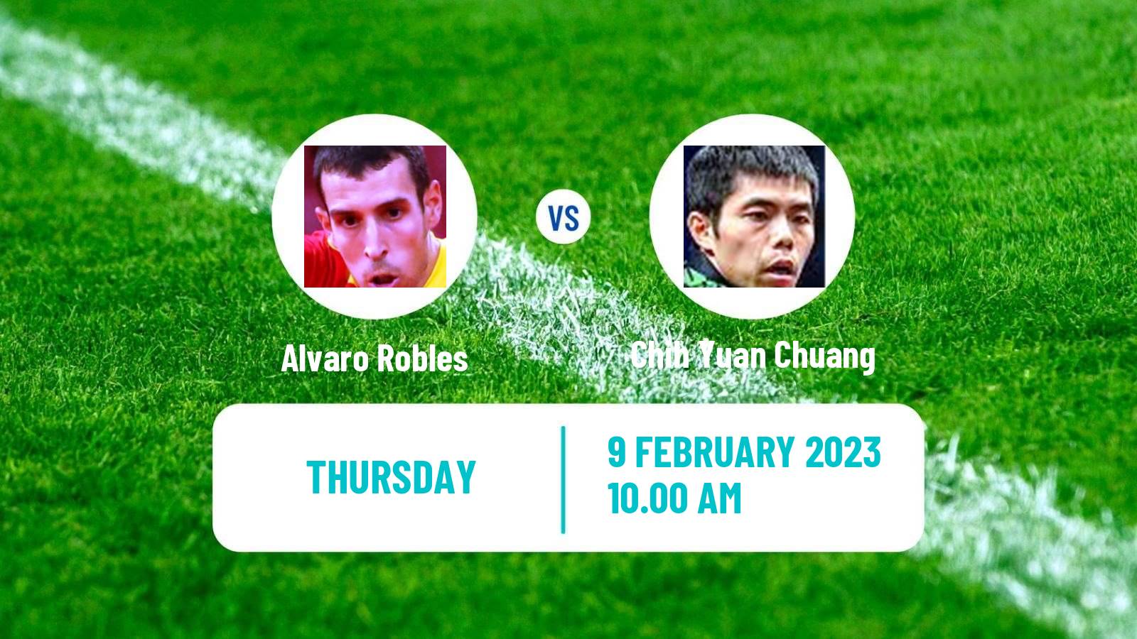 Table tennis Table Tennis Alvaro Robles - Chih Yuan Chuang