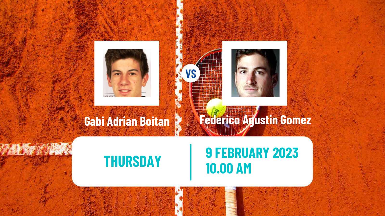 Tennis ITF Tournaments Gabi Adrian Boitan - Federico Agustin Gomez