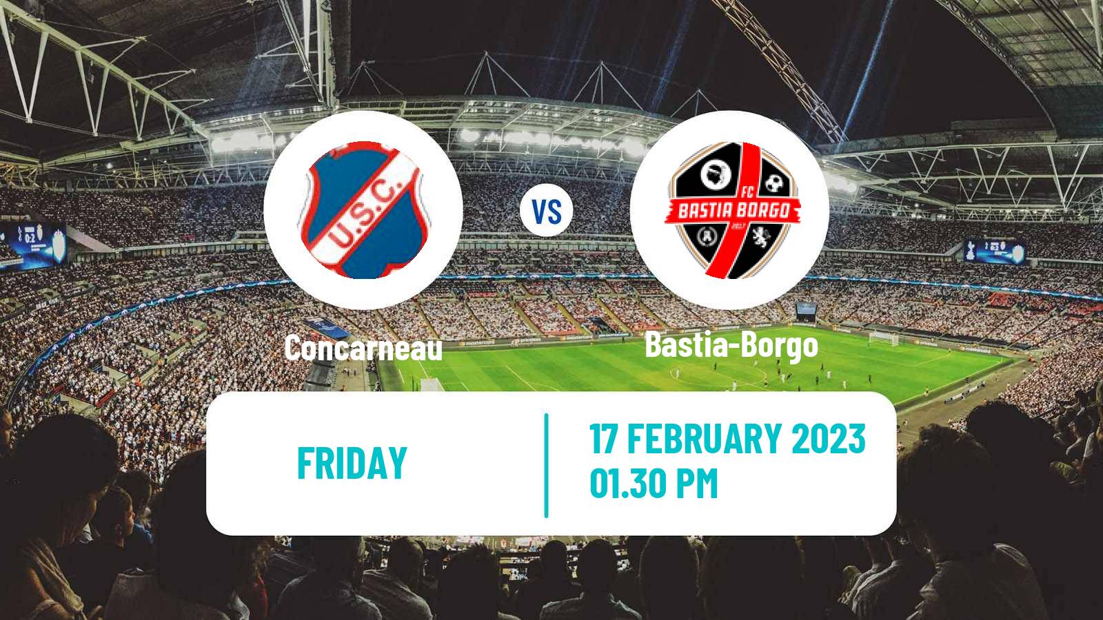 Soccer French National League Concarneau - Bastia-Borgo