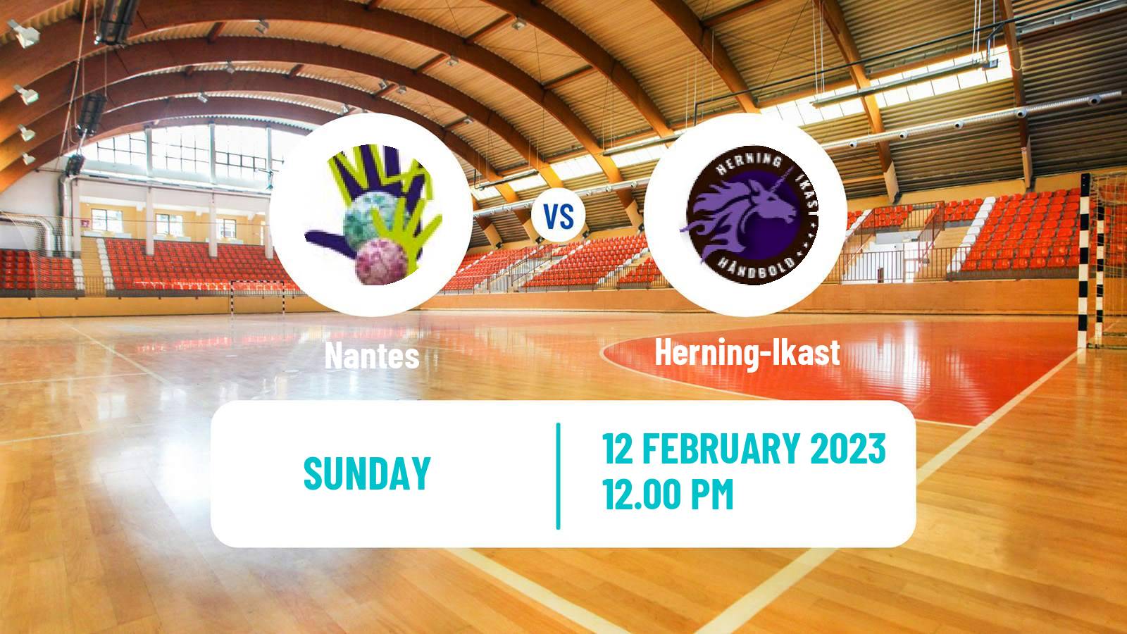 Handball EHF European League Women Nantes - Herning-Ikast